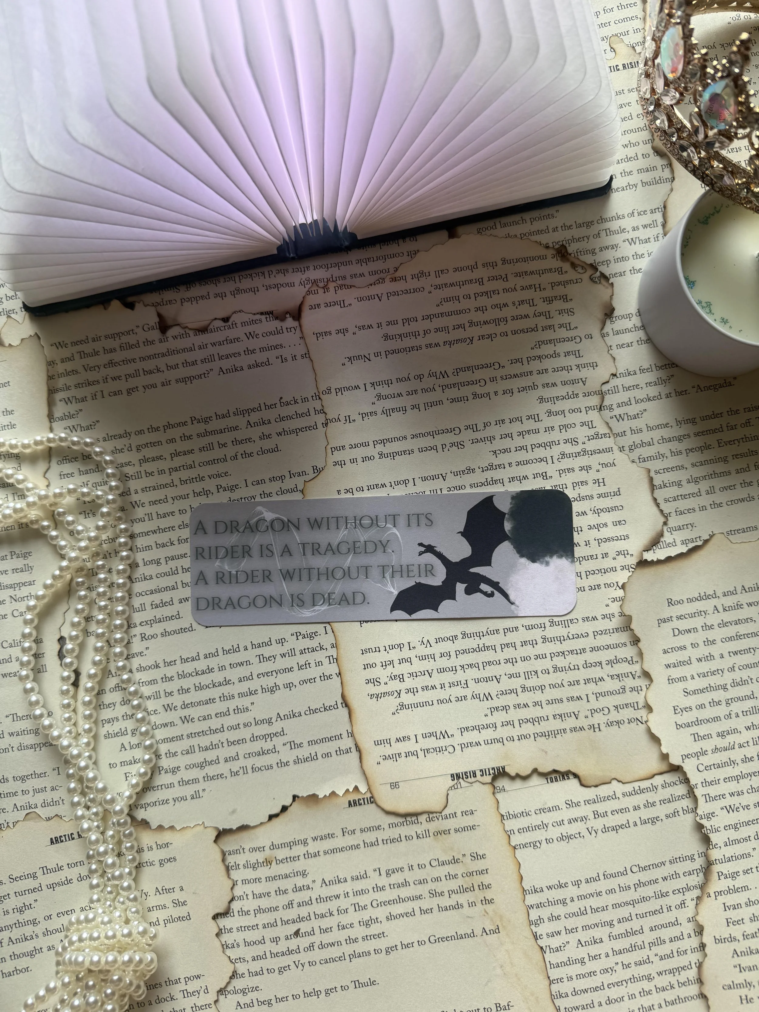 Fourth Wing Bookmark - Rebecca Yarros