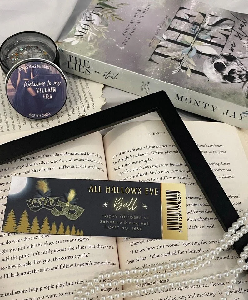 All Hallows Eve Fake Ticket Bookmark - Monty Jay