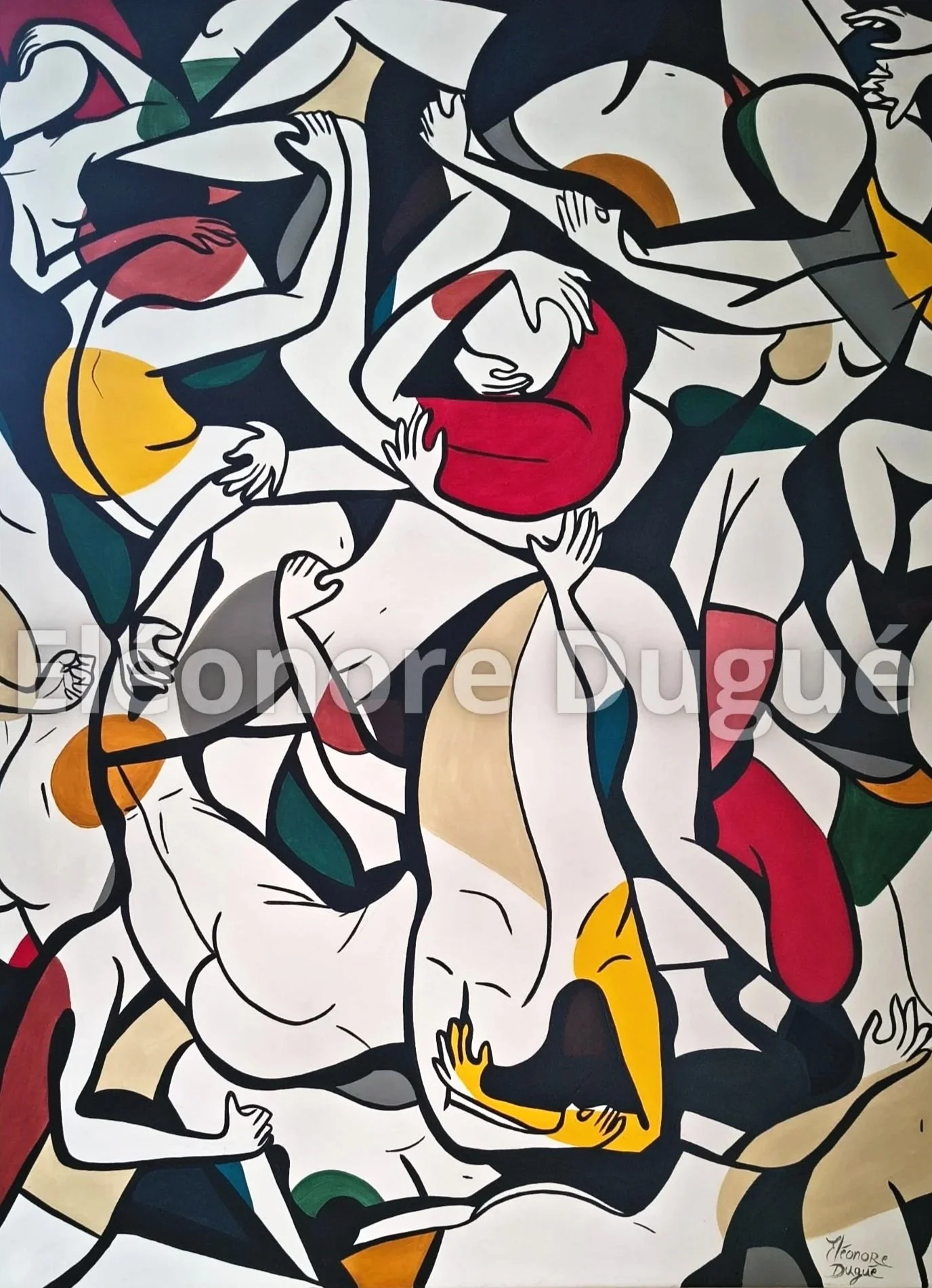 Acrylique sur toile montée sur châssis - 160 × 120 cm