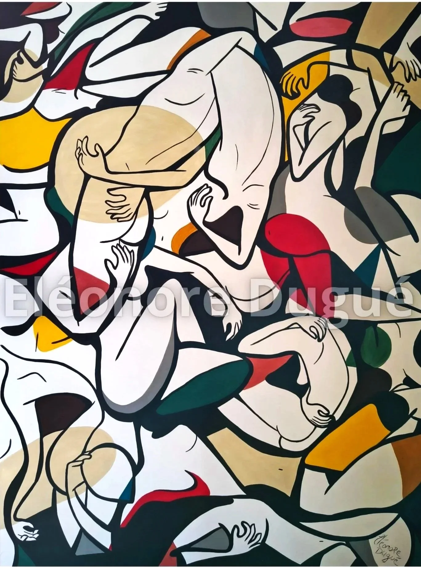 Acrylique sur toile montée sur châssis - 160 × 120 cm