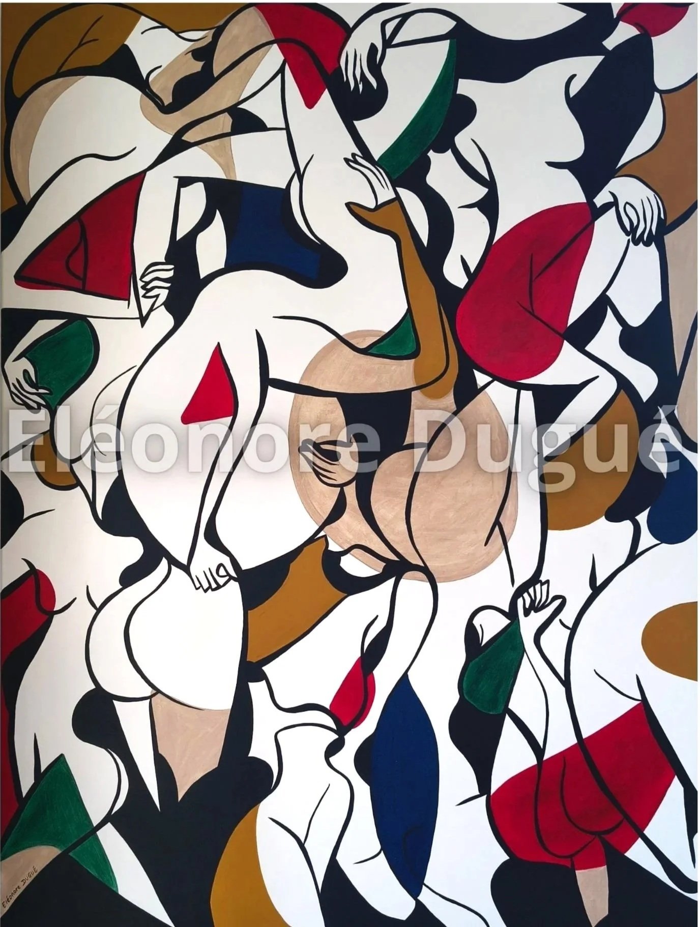 Acrylique sur toile montée sur châssis - 160  × 120 cm