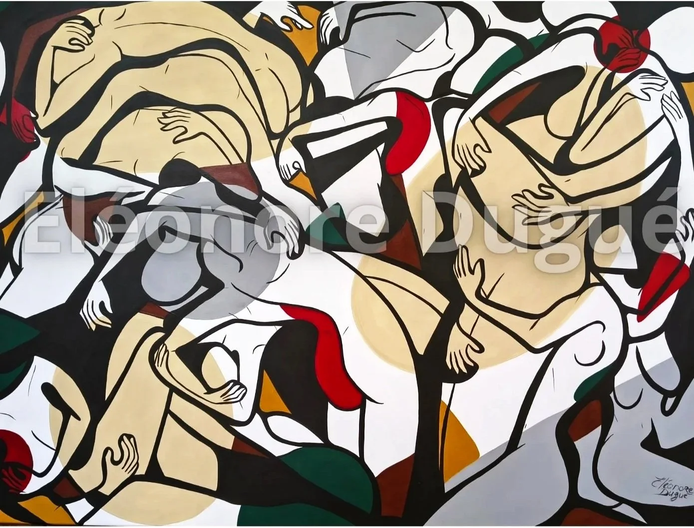 Acrylique sur toile montée sur châssis - 120 × 160 cm