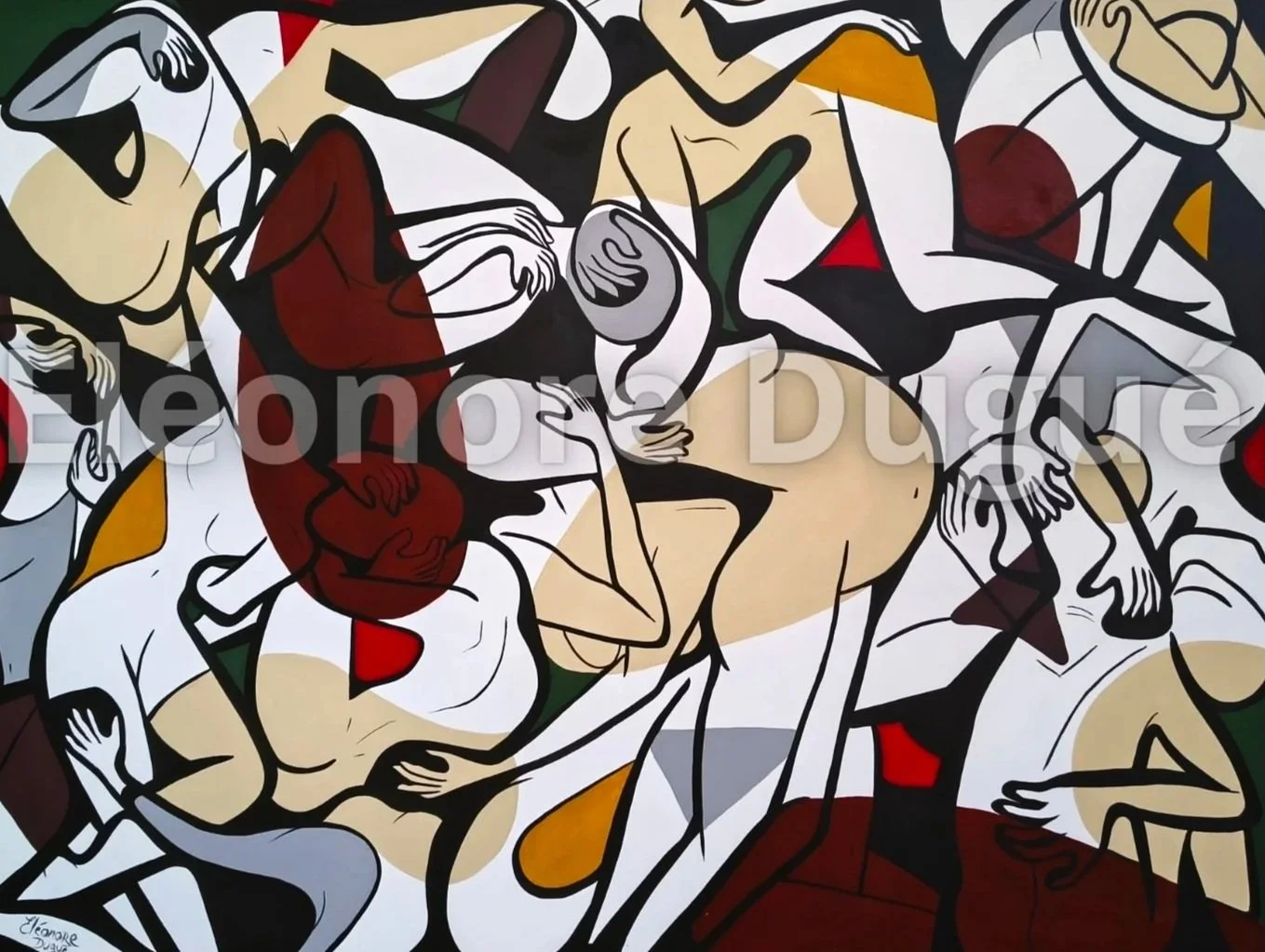 Acrylique sur toile montée sur châssis - 120 × 160 cm