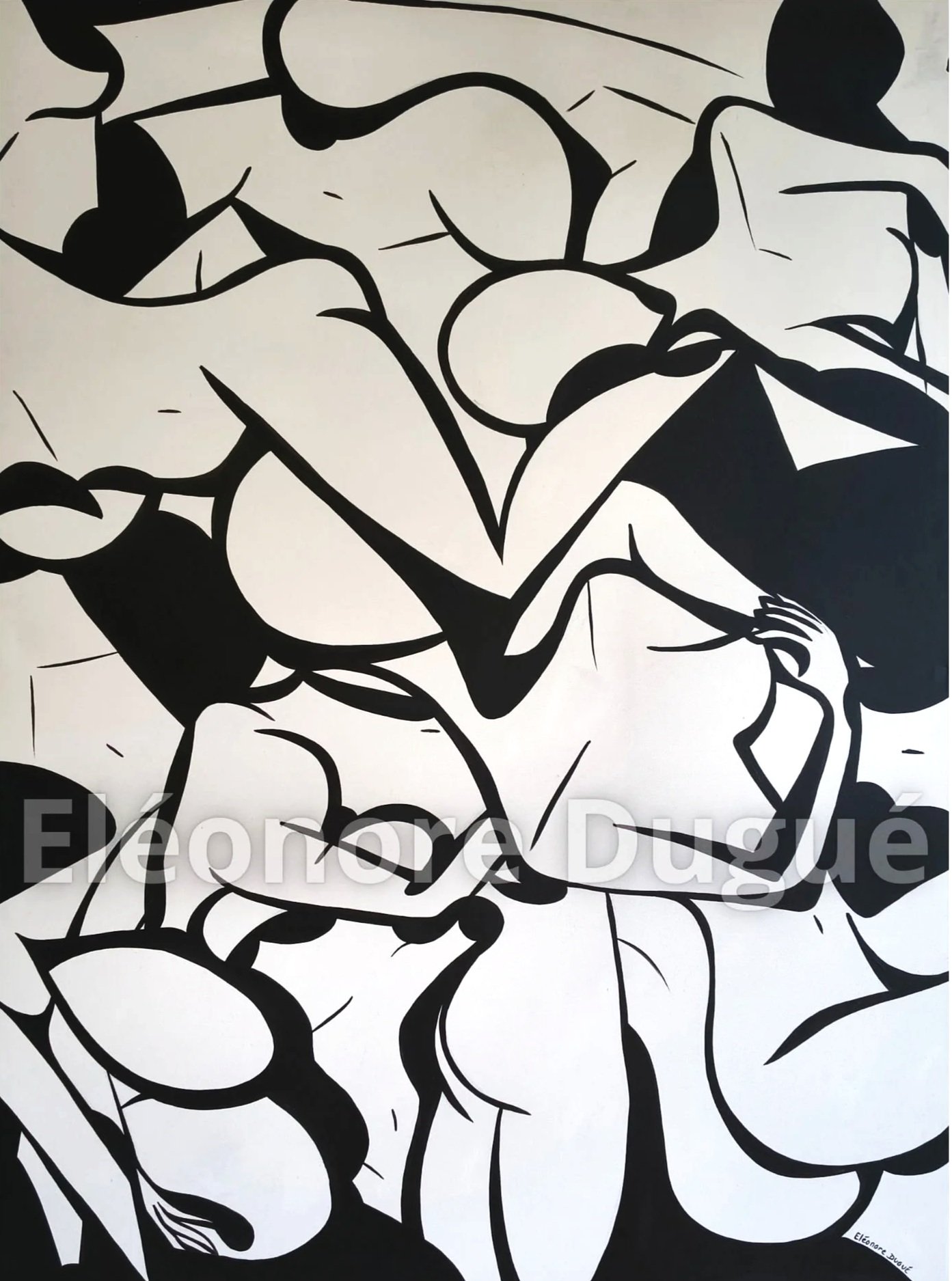 Acrylique sur toile montée sur châssis - 160 × 120 cm