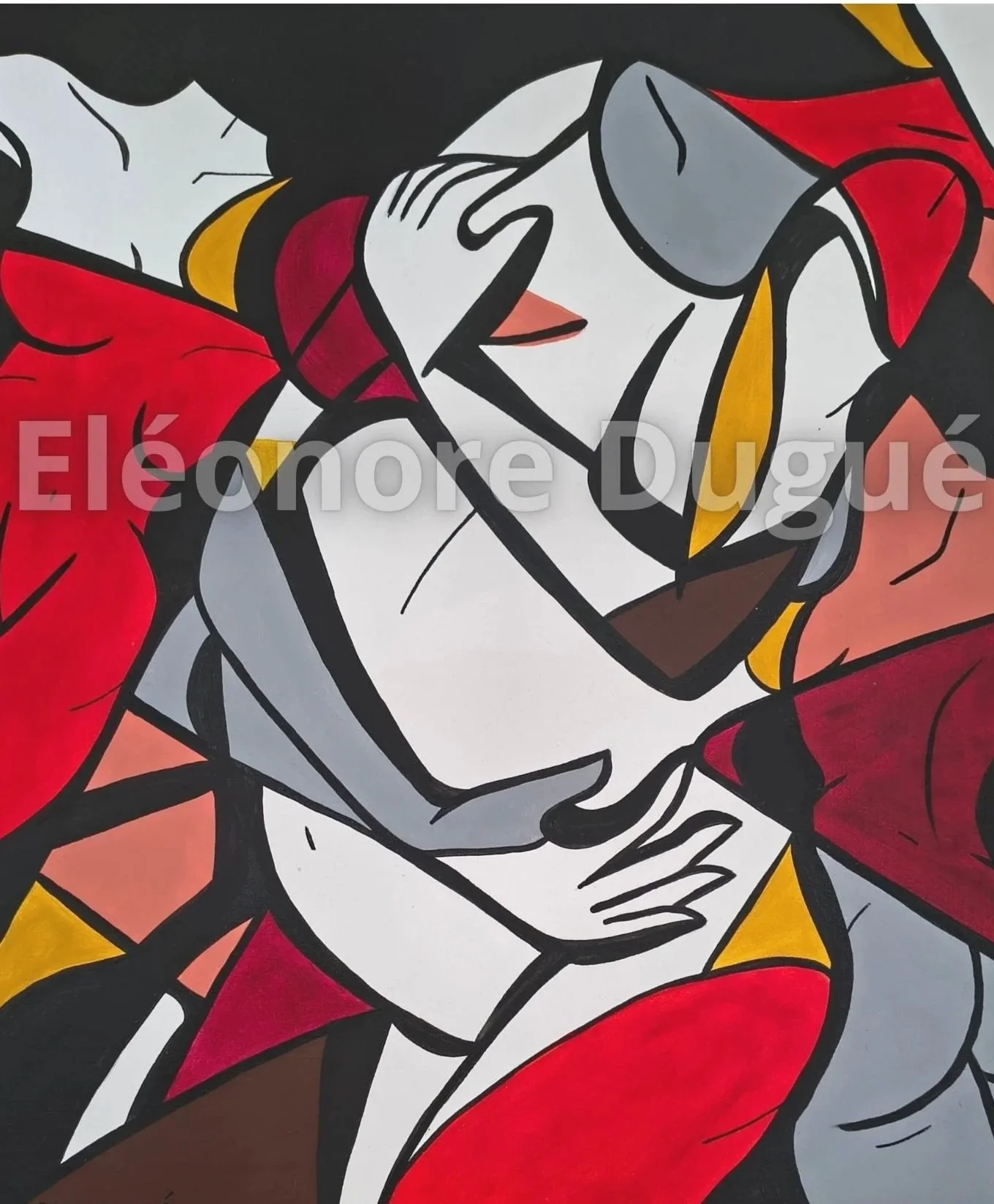 Acrylique sur toile montée sur châssis - 60 × 50 cm
