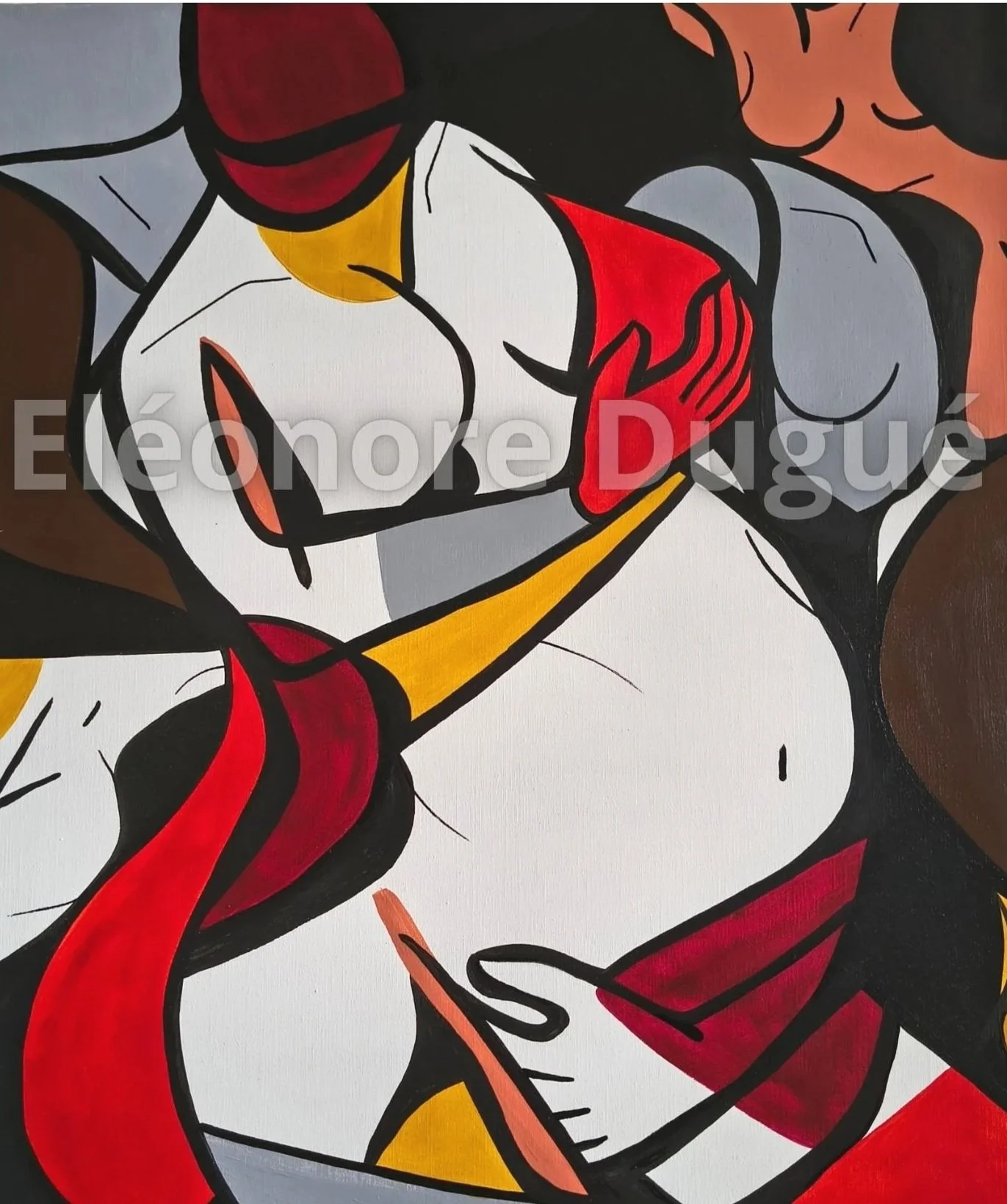 Acrylique sur toile montée sur châssis - 60 × 50 cm