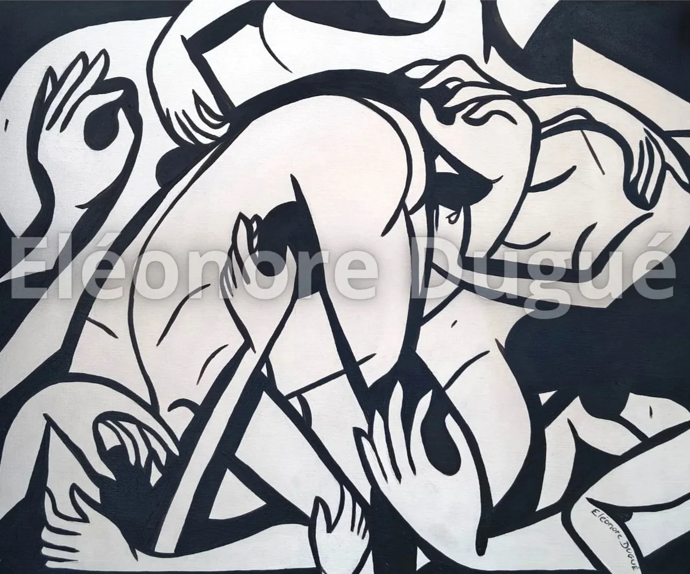 Acrylique sur toile montée sur châssis - 60 × 50 cm