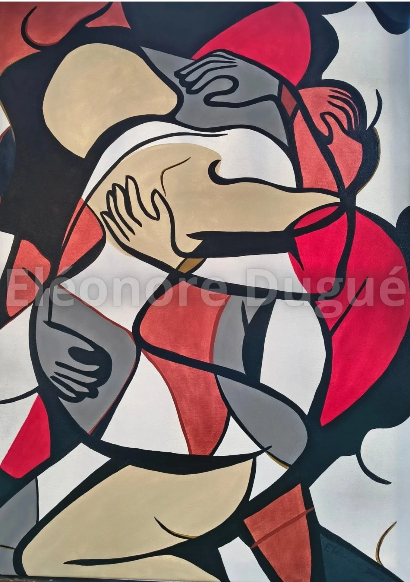 Acrylique sur toile montée sur châssis - 80 × 60 cm