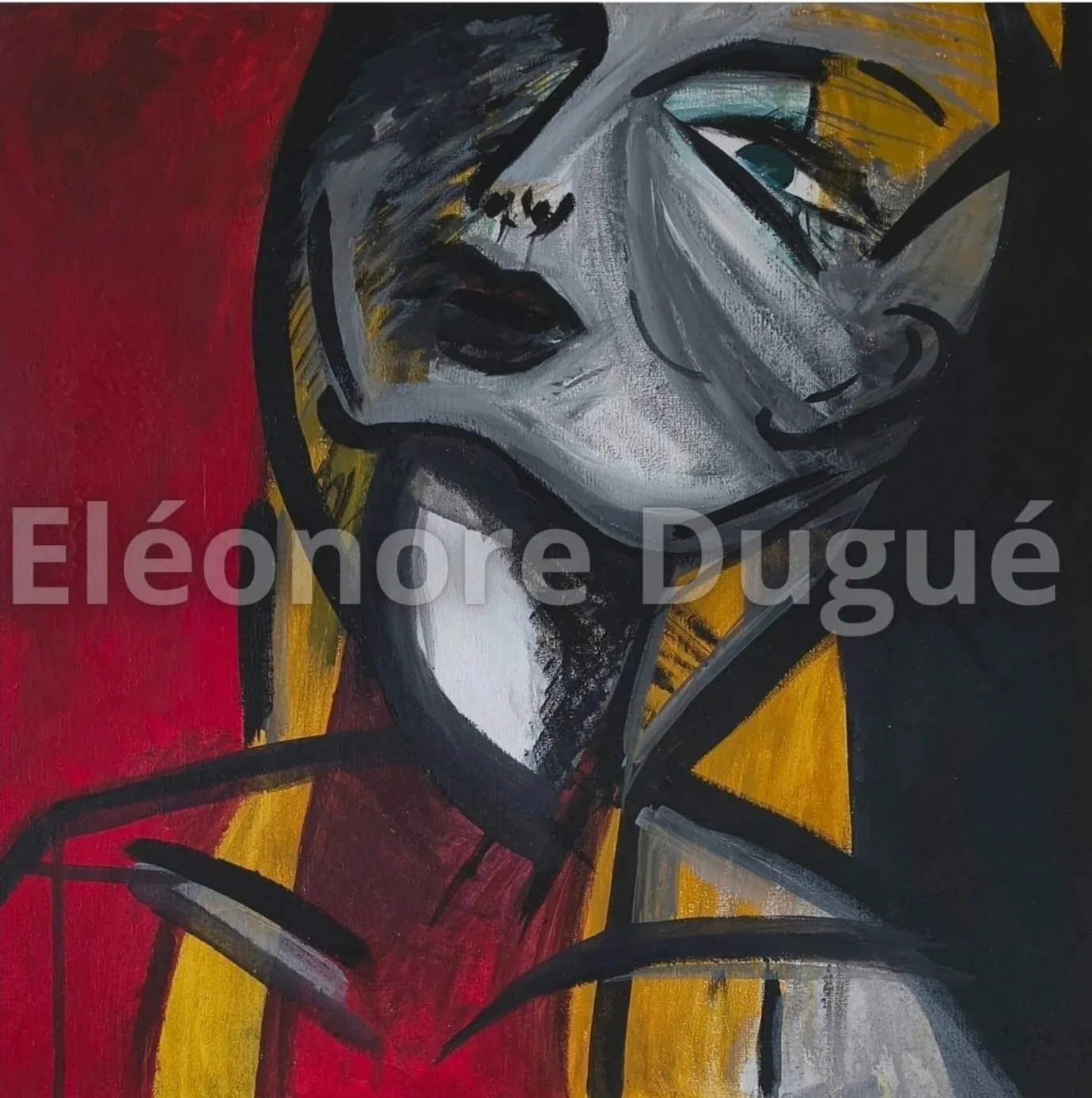 Acrylique sur toile montée sur châssis - 50 × 50 cm