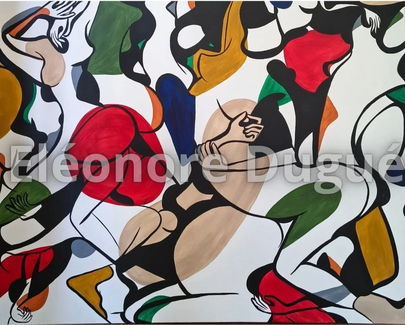 Acrylique sur toile montée sur châssis - 120 × 150 cm