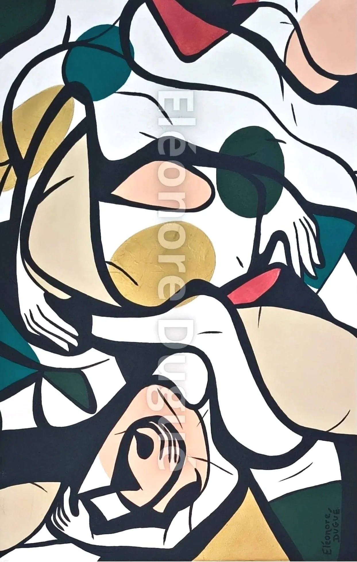 Acrylique sur toile montée sur châssis - 60 × 40 cm