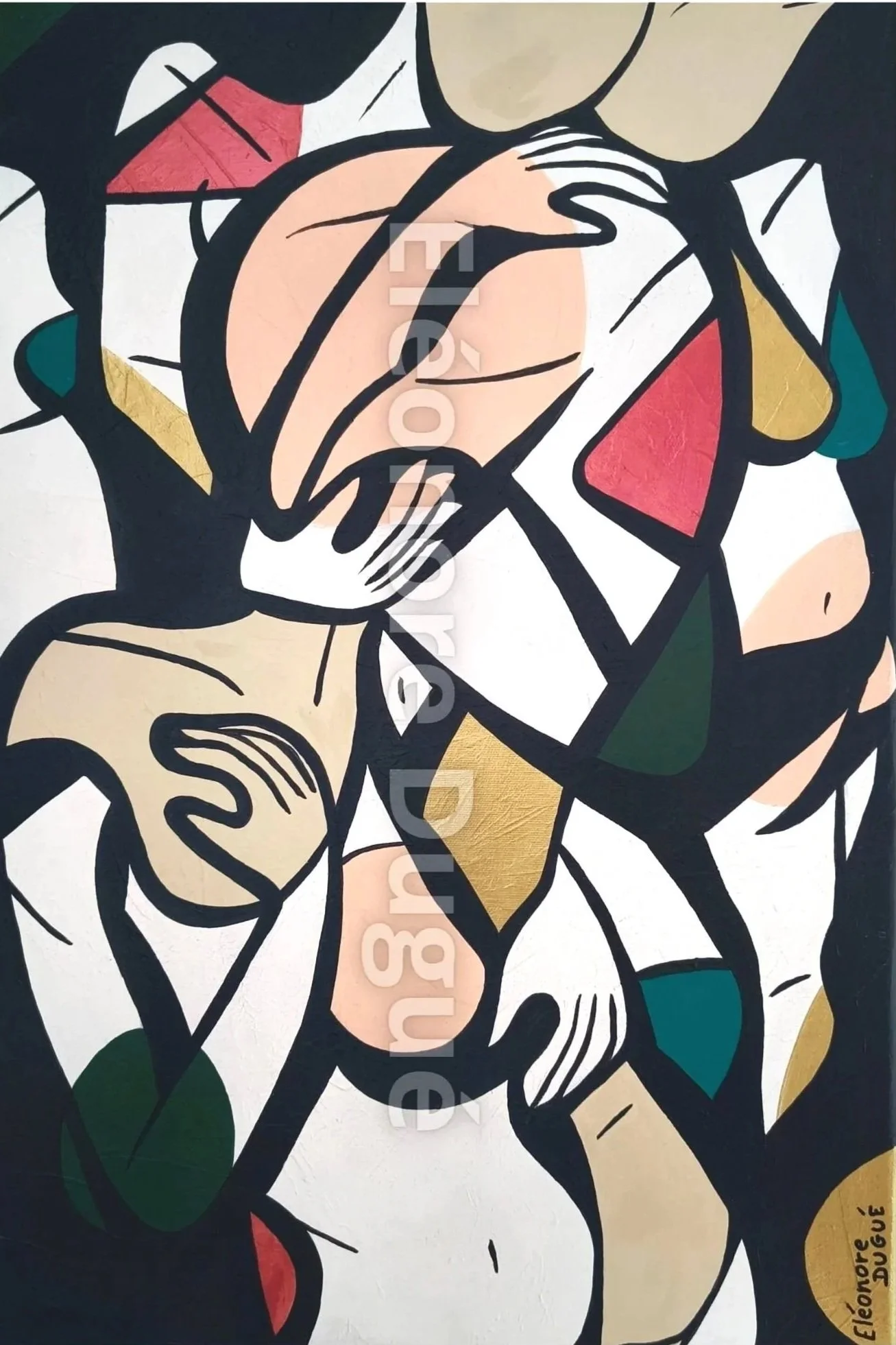 Acrylique sur toile montée sur châssis - 60 × 40 cm