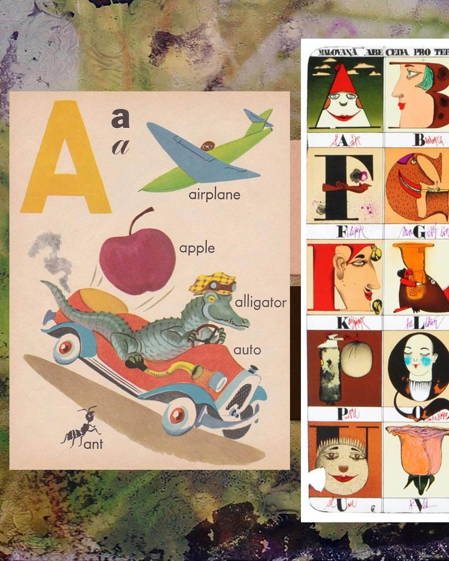 From Munari&rsquo;s geometry to modern tactcile forms, alphabets remain the most beautiful playground where shapes, colours and textures whispers stories of how we learn and play. 
✨ A little projet inspired by all this coming soon. 

&mdash;

Des li