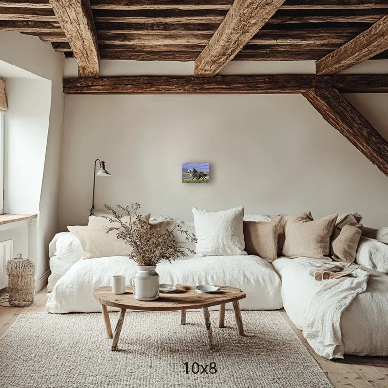 Prairie Runners on the Wall at 10x8