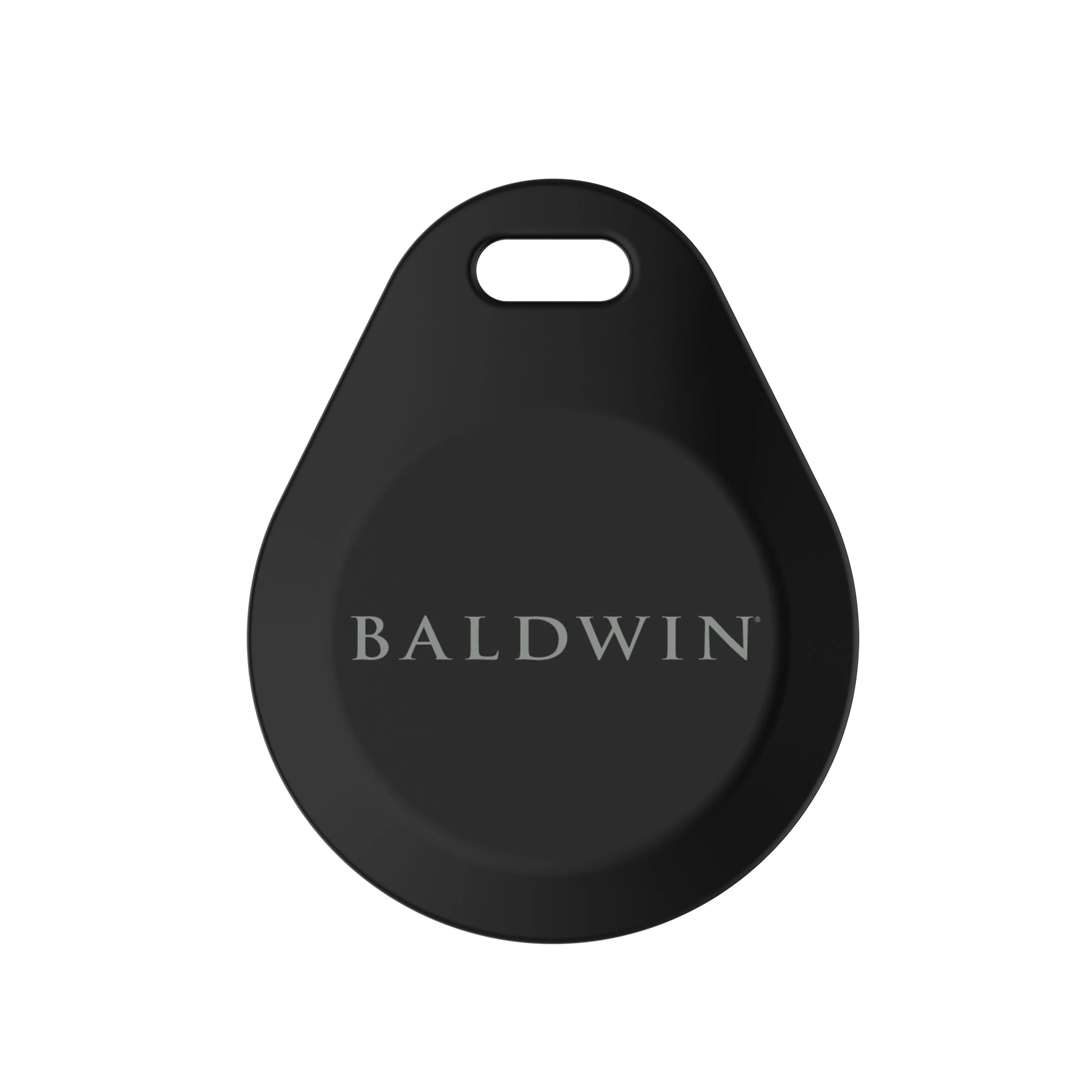 Black Baldwin fingerprint scanner keychain