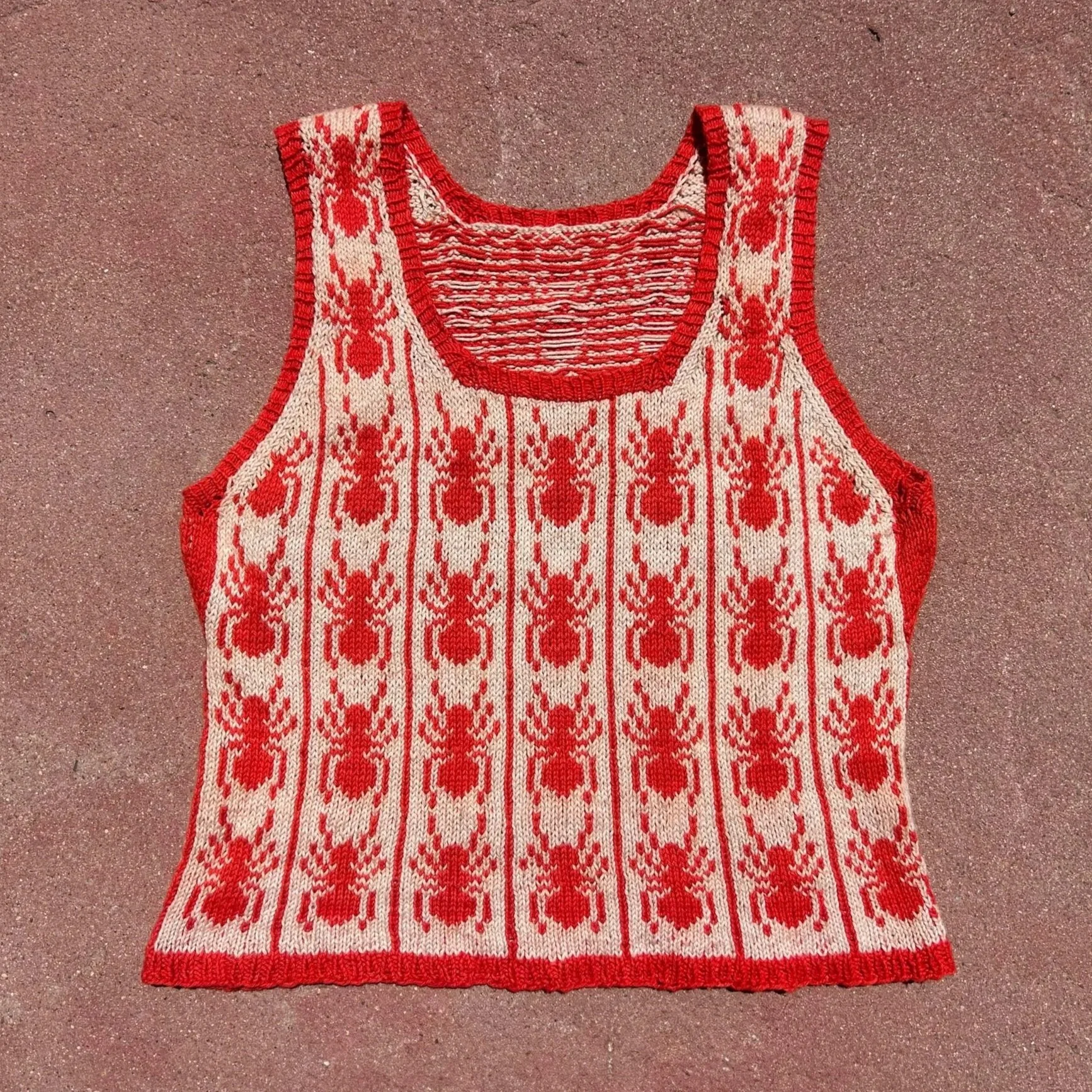 Antsy Tank (coming July 2026)
Yarn: Ritual Dyes Undine DK