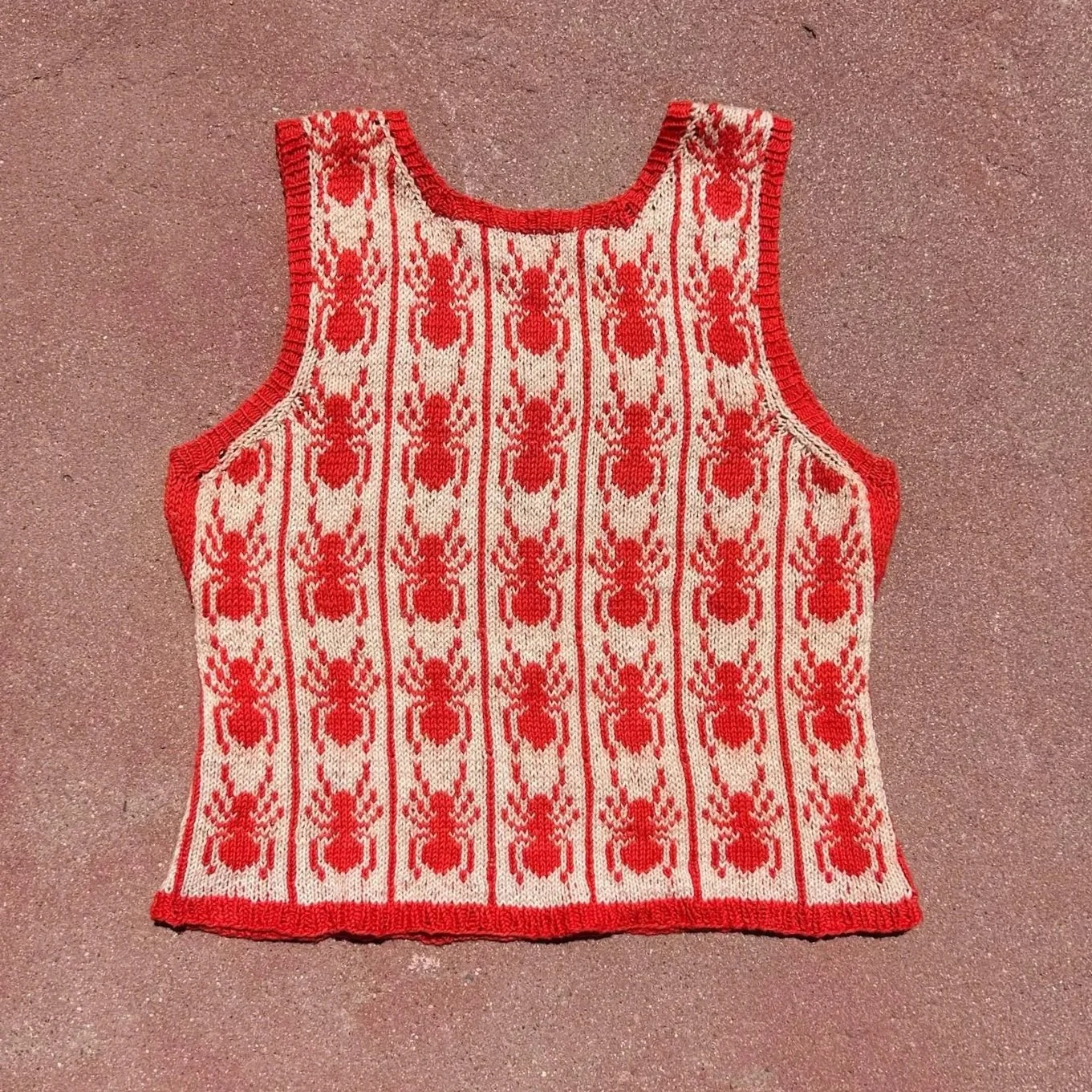 Antsy Tank (coming July 2026)
Yarn: Ritual Dyes Undine DK