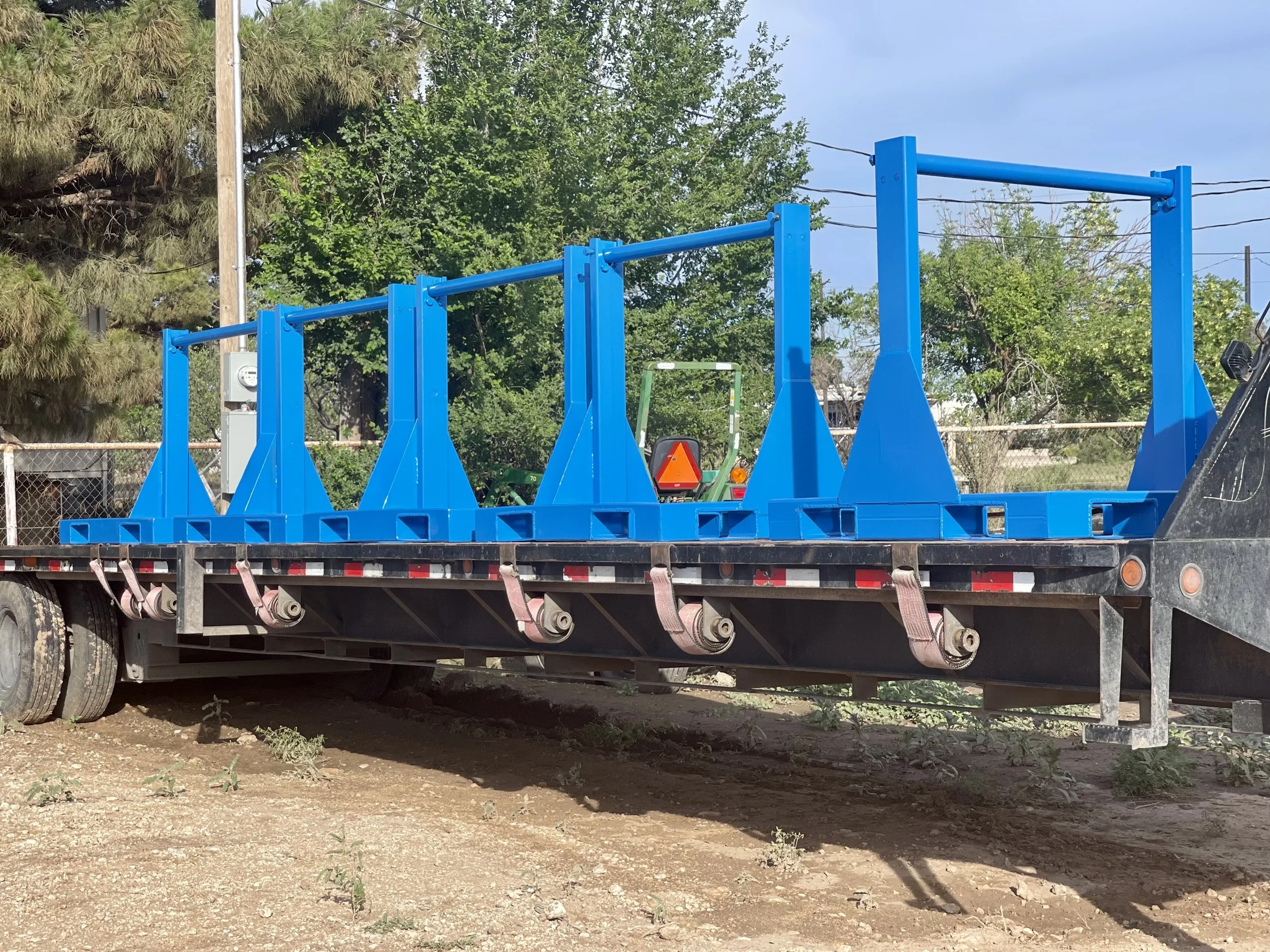 Finished Project, Customized Reel Racks.