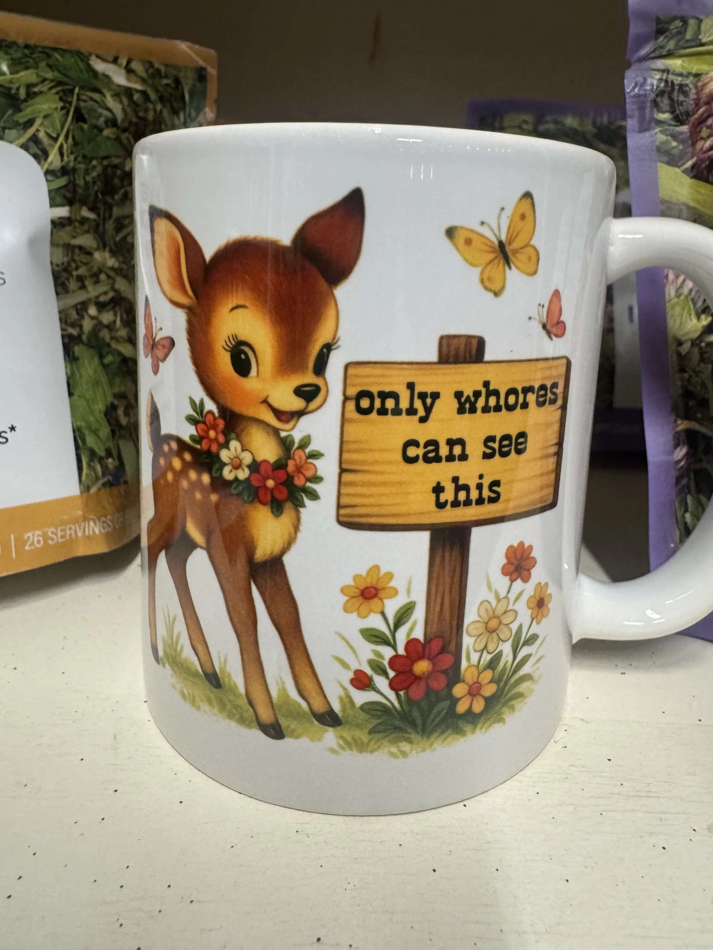 Deer Naughty Mug