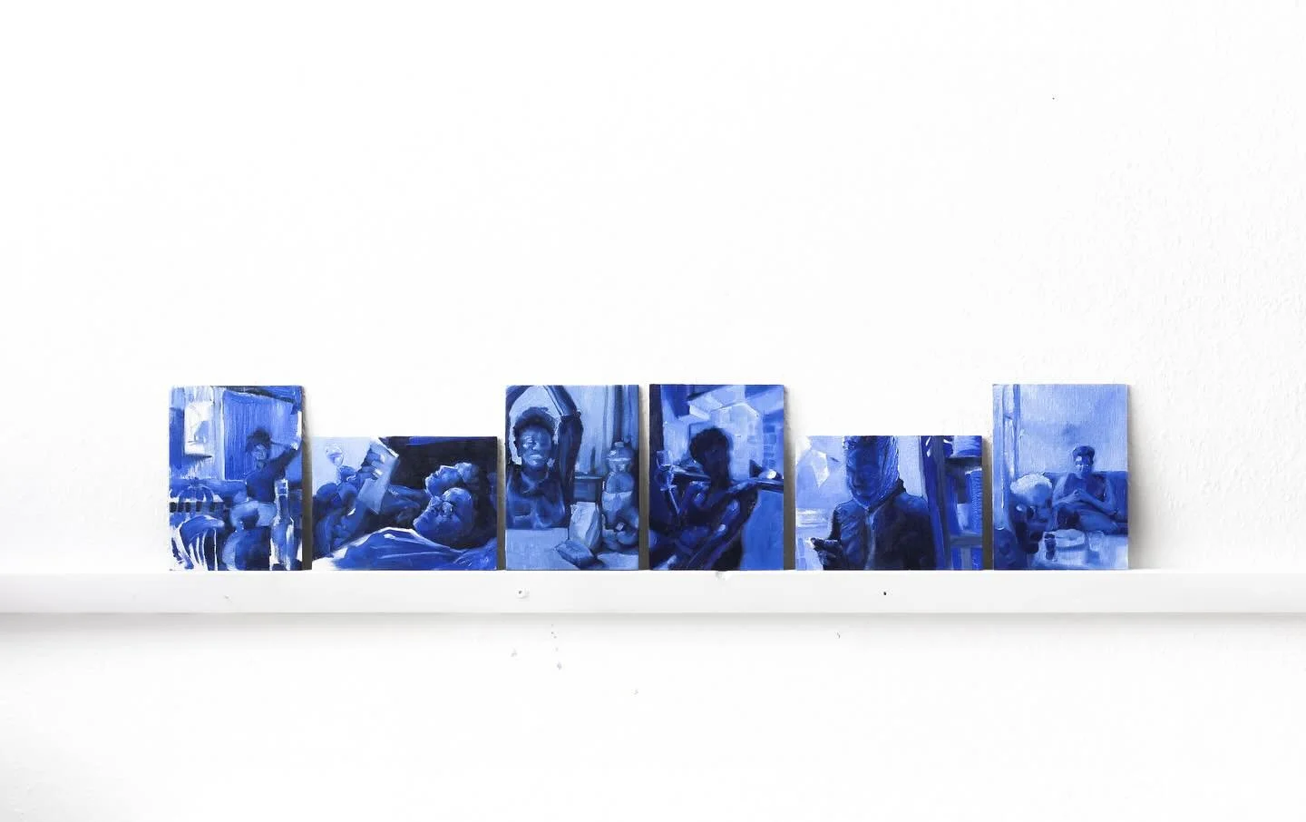 &bdquo;Written in Blue&rdquo; is a series drawn from real-life moments, capturing people in honest, everyday scenes. It focuses on moments of connection, where individuals can reveal their true selves&mdash;showing their strength and beauty.

Written