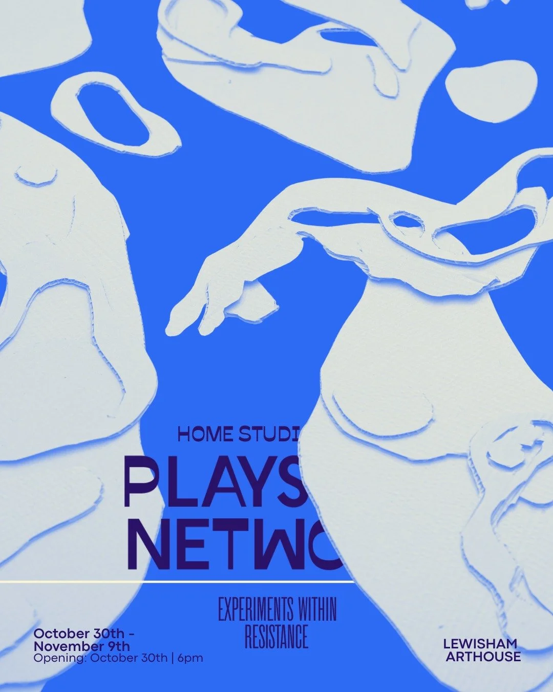 ‼️💥 PLAYSURE NETWORKS OPENING OCTOBER 30TH 6 PM @lewishamarthouse 💥‼️

The first @135homestudio group exhibition: Playsure Networks &ndash; Experiments Within Resistance

Our Artist &amp; Curators:

Ariel Collier (Founder, Artist &amp; Curator)
Bil