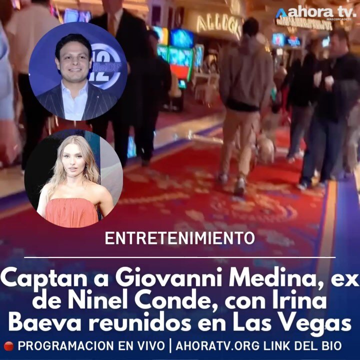 Captan a Giovanni Medina, ex de Ninel Conde, con Irina Baeva reunidos en Las Vegas.

Esto ha generado numerosas especulaciones; principalmente porque el padre del hijo de Ninel Conde en su momento tambi&eacute;n se mostr&oacute; al lado de Geraldine 