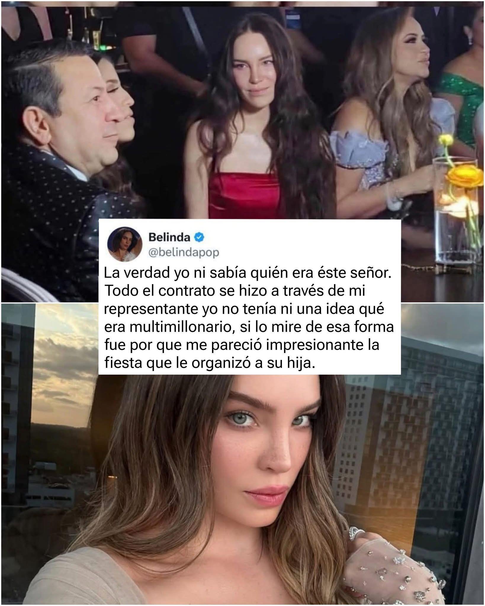 Belinda Peregrín Schüll responde a críticas por foto viral: “Yo no sabía que era millonario