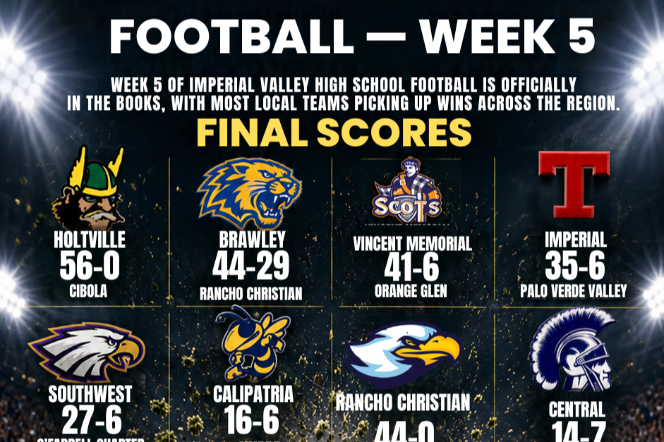 WEEK 5 JUST CHANGED EVERYTHING: THE VALLEY HAS A NEW FOOTBALL RACE