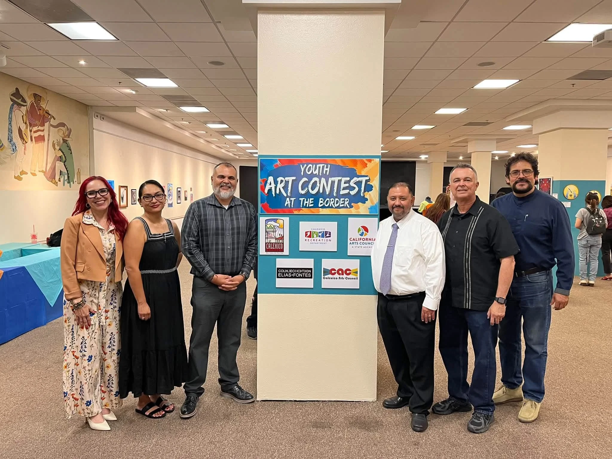 Young artists take the gallery at the Youth Art Contest at the Border 