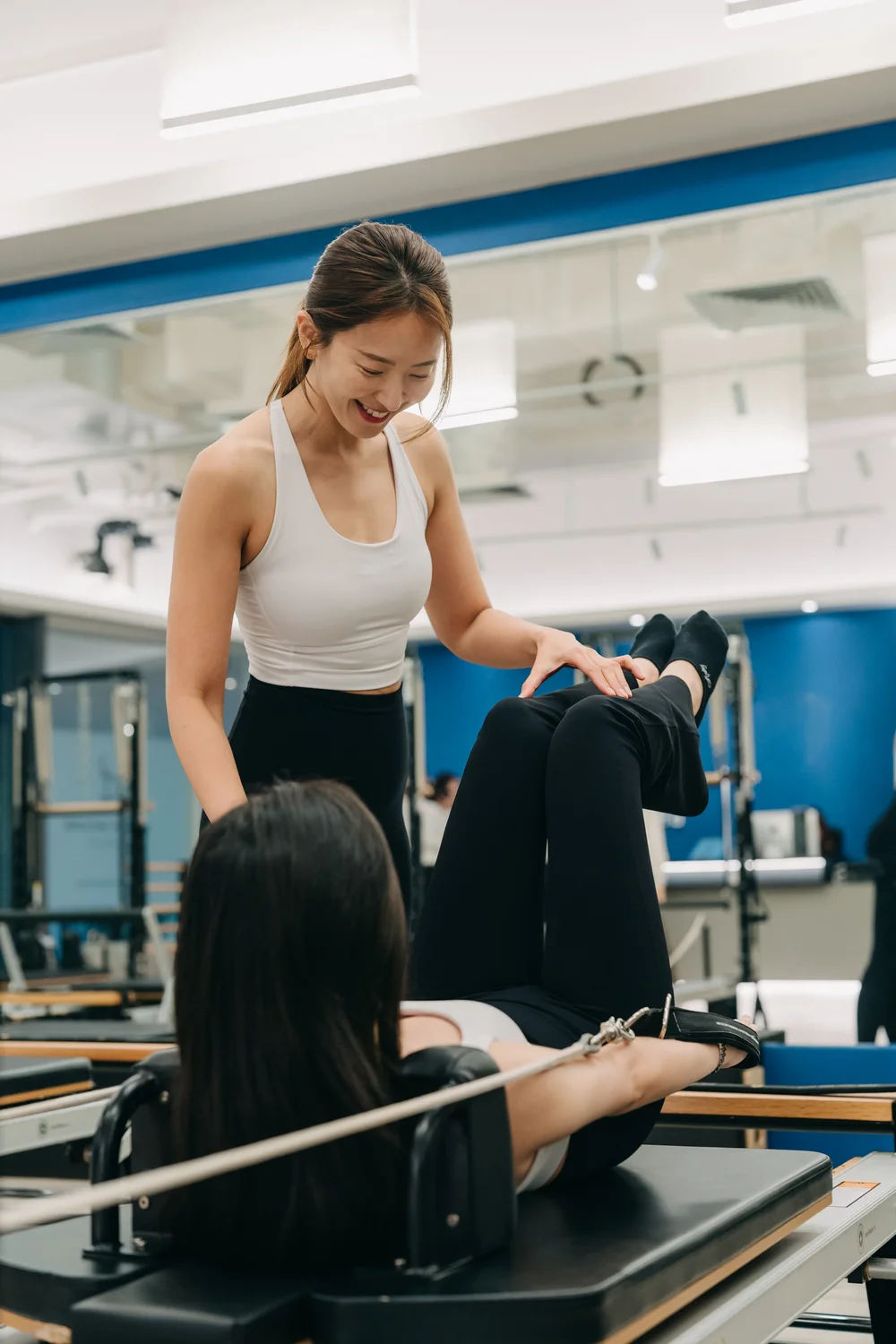 One-to-one private Pilates session at Breathe Pilates
