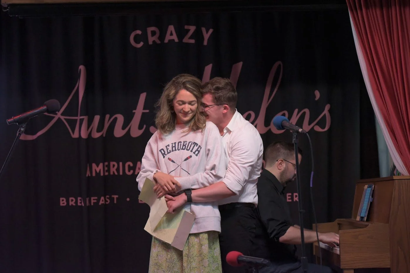 A performance photo from "The Last Five Years" (Chameleon Theater Collective). Role: Jamie