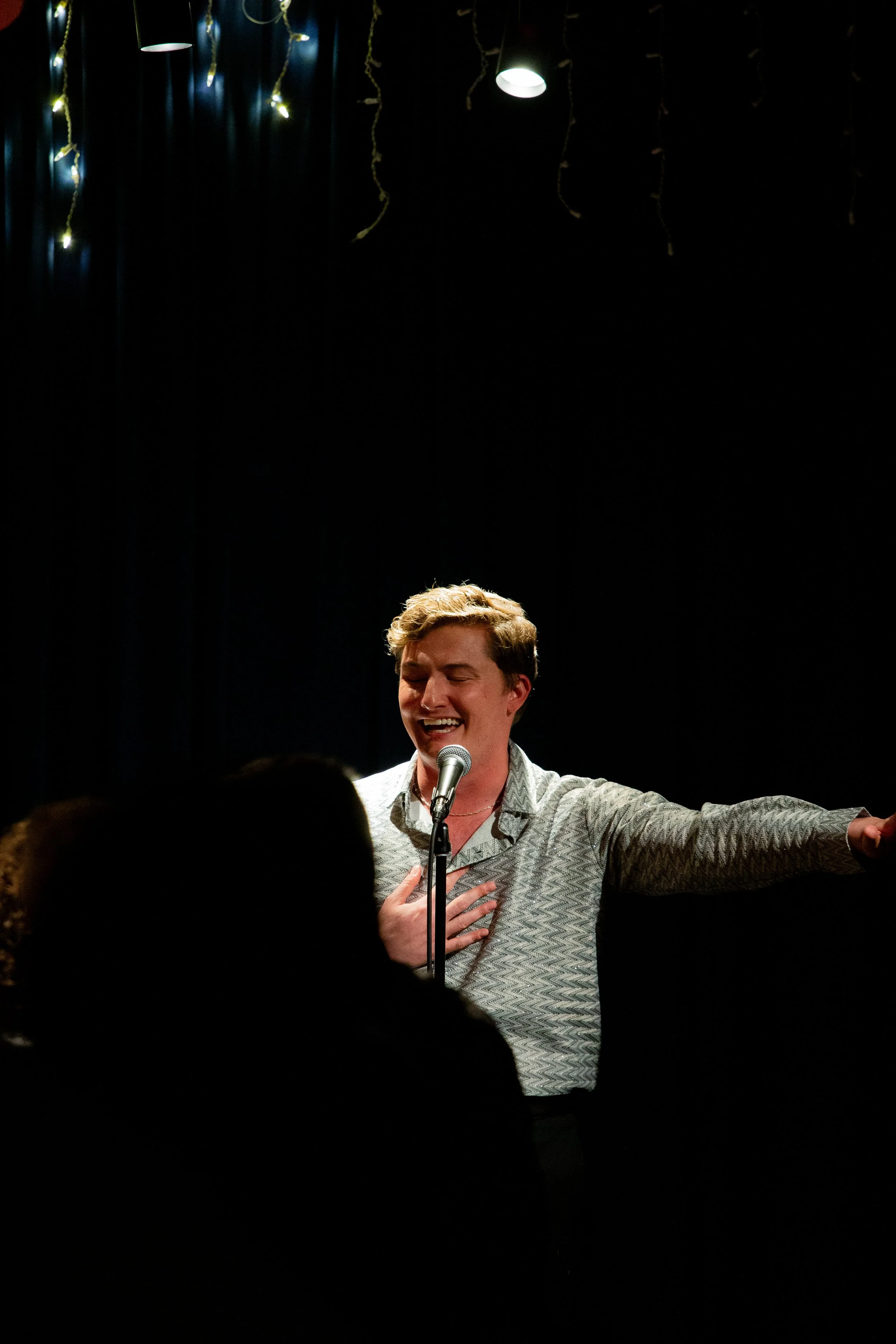 A performance photo from a GMCW cabaret performance.