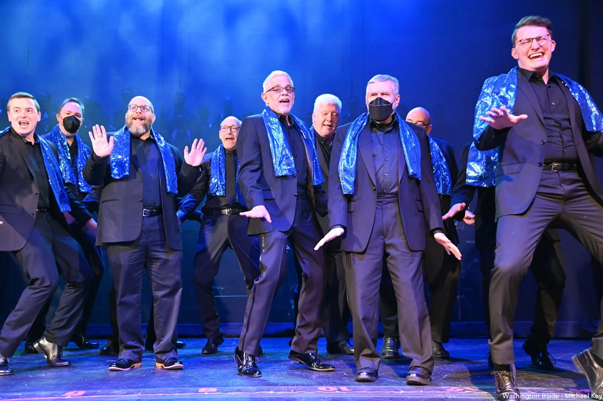 A performance photo from the GMCW Holiday Show, 2023 