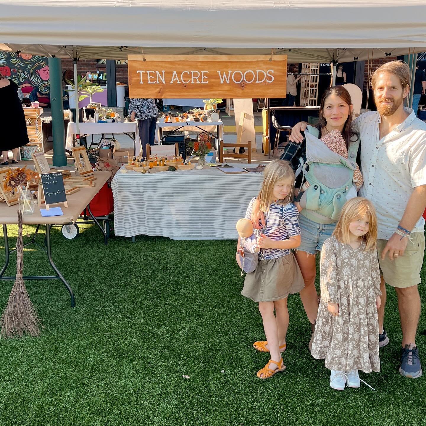 Feeling grateful. For my family. For building things with them. For aligned action. For friends that are so supportive they&rsquo;re family and friends that follow dreams. For community. For following the breadcrumbs. 

First market in the books 🌬️
