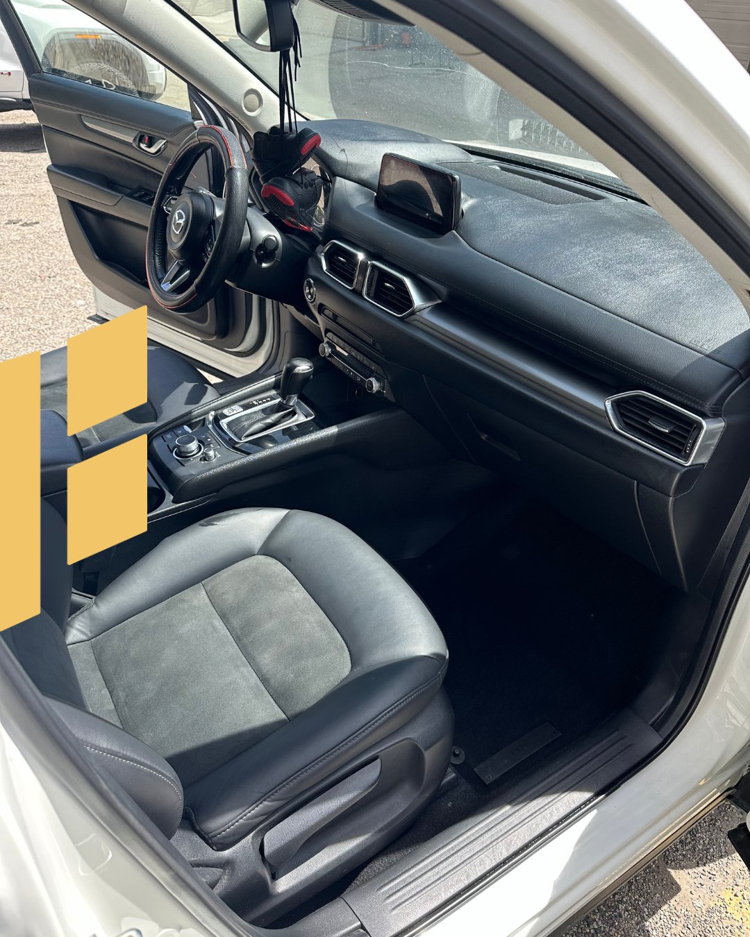 Swipe left to see the transformation ✨⁠
⁠
This is our Turbocharged Package! Perfect for vehichles in need of a deep clean or those that have never been detailed. Say goodbye to tough stains and dirt buildup, and hello to a showroom-ready look. ⁠
⁠
Th
