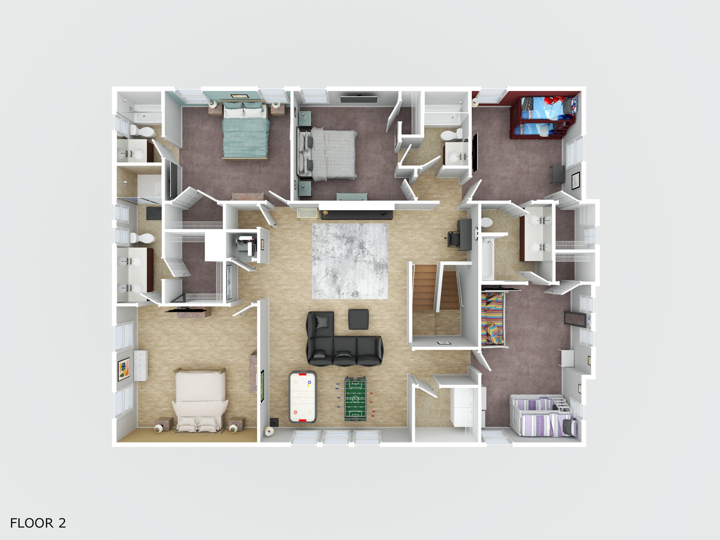 3D floor plans