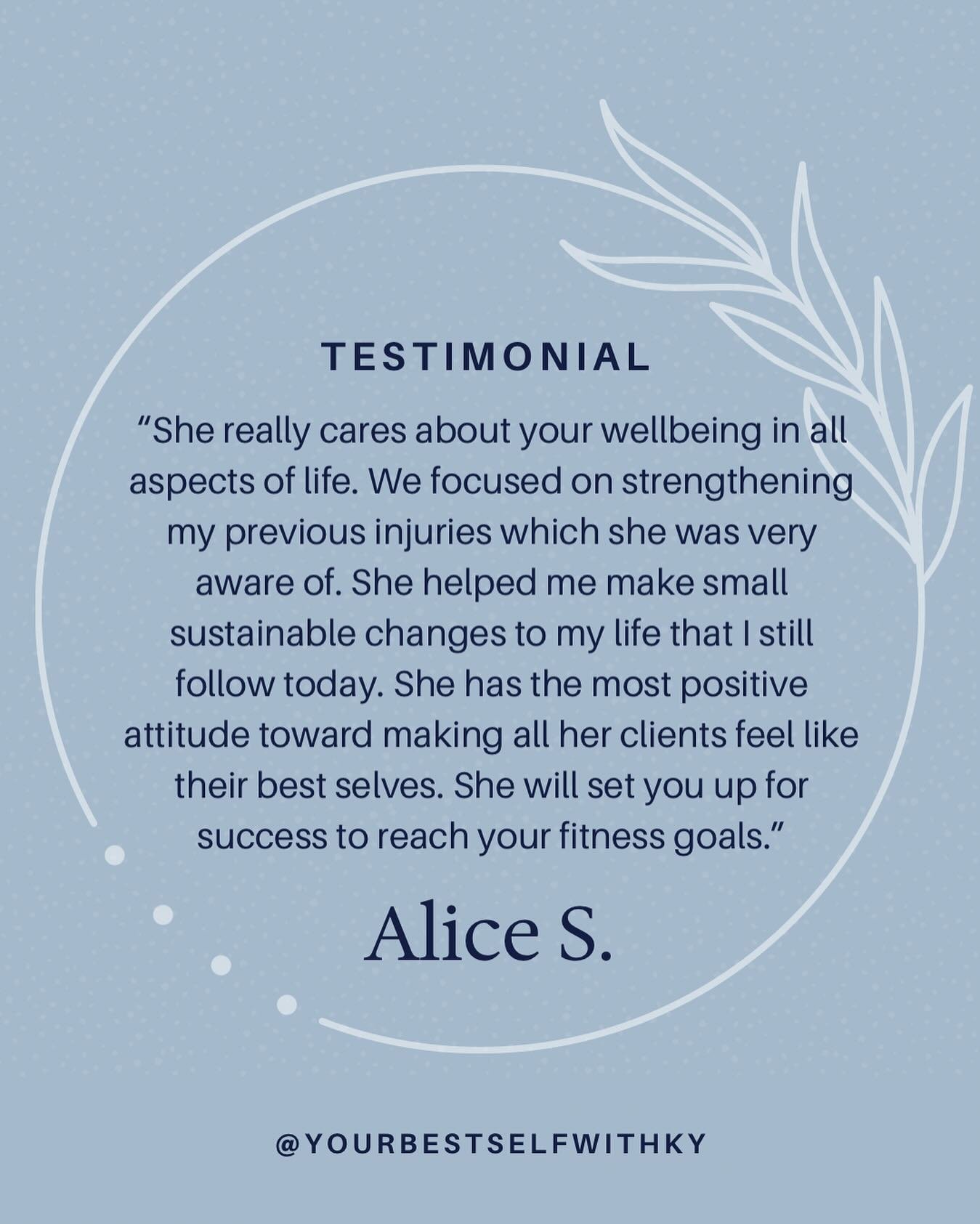 Client Success 🙌🏼

Alice trained with me for over a year and let me tell you - this girl knows the importance of movement and putting herself first. Alice dealt with a lot of 𝘤𝘩𝘳𝘰𝘯𝘪𝘤 𝘱𝘢𝘪𝘯. She seen first hand what a well designed strengt