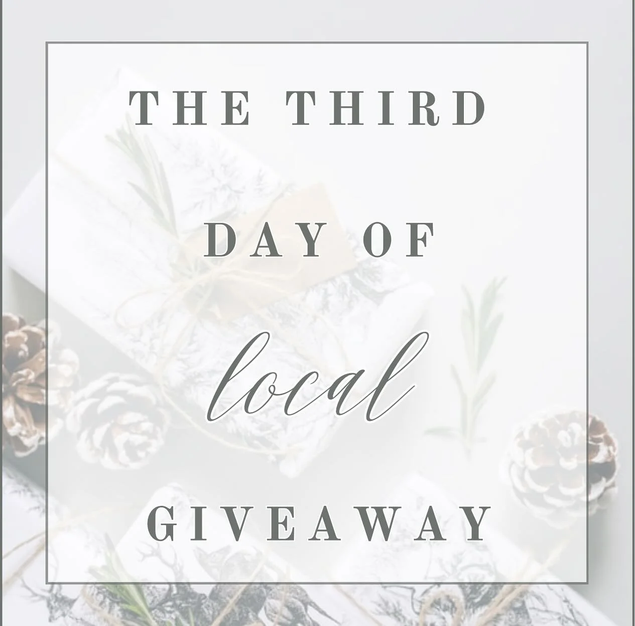 On the 3rd day of local giveaways my favorite local business gave to me - a chance to win 60 Pyrogils from @hunguke ! ❤️

How to Win:

● ♡ This Post
● Tag a Friend in the Comments
● Follow All Participating Businesses:

@dirtroadpretty
@stems_reddeer