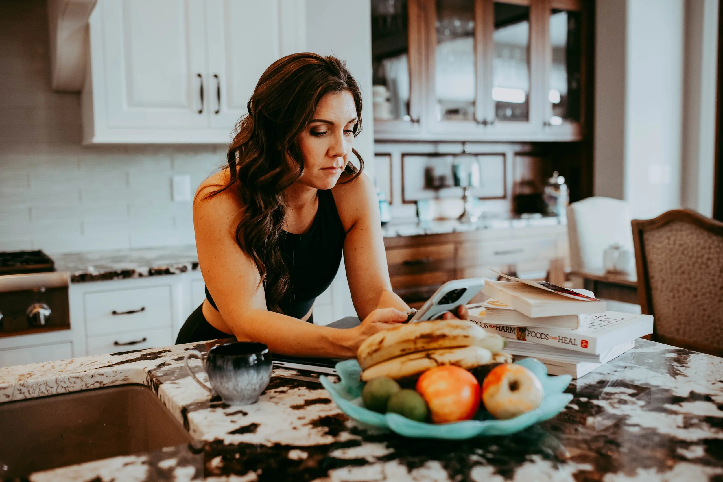 Kylene Heykants creating a meal plan for moms