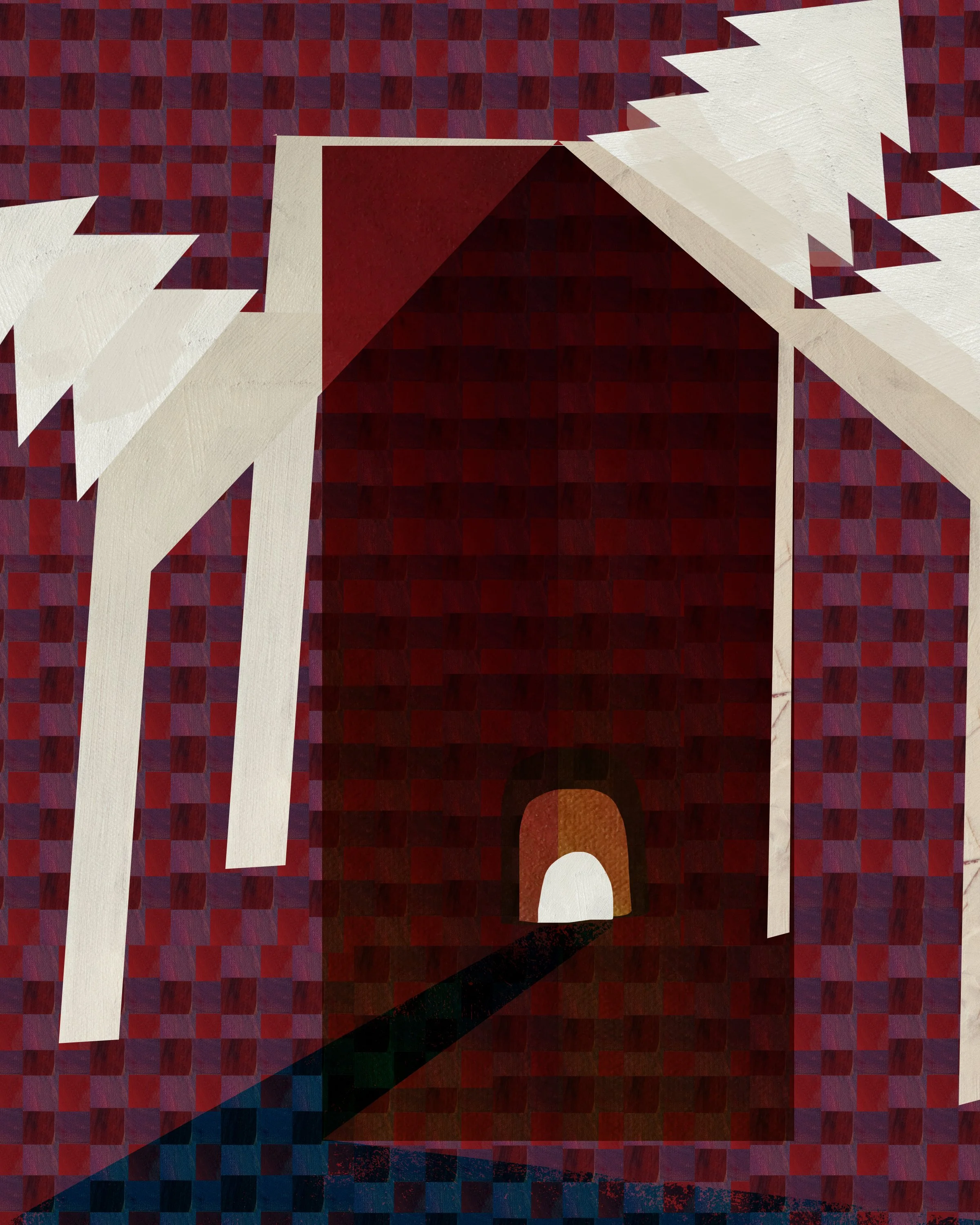 "Inward", Archival Inkjet Print, 8"x10", 2025