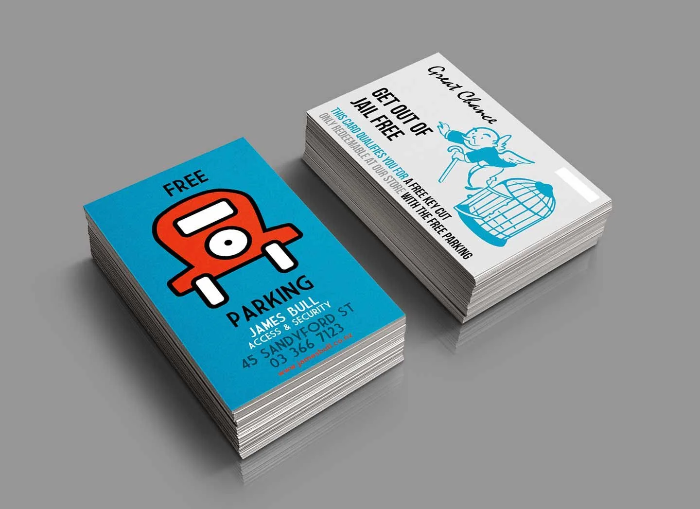 image of parking promo card