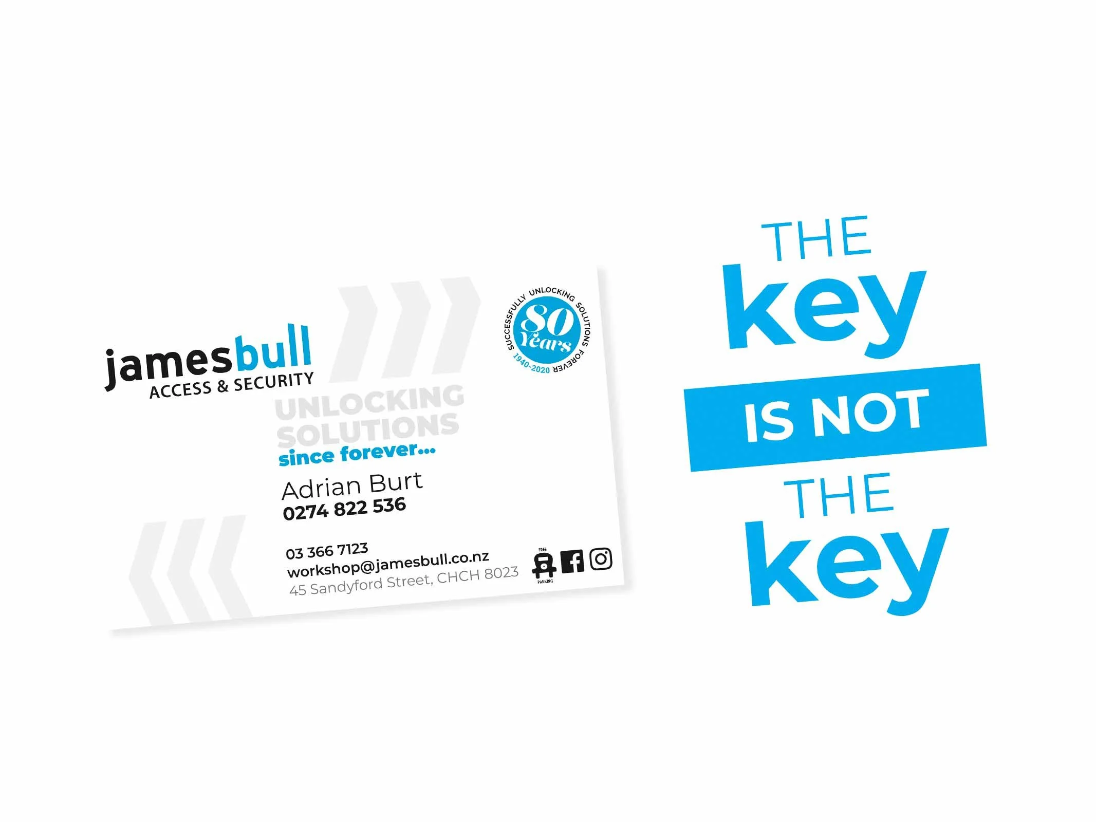 image of james bull business cards