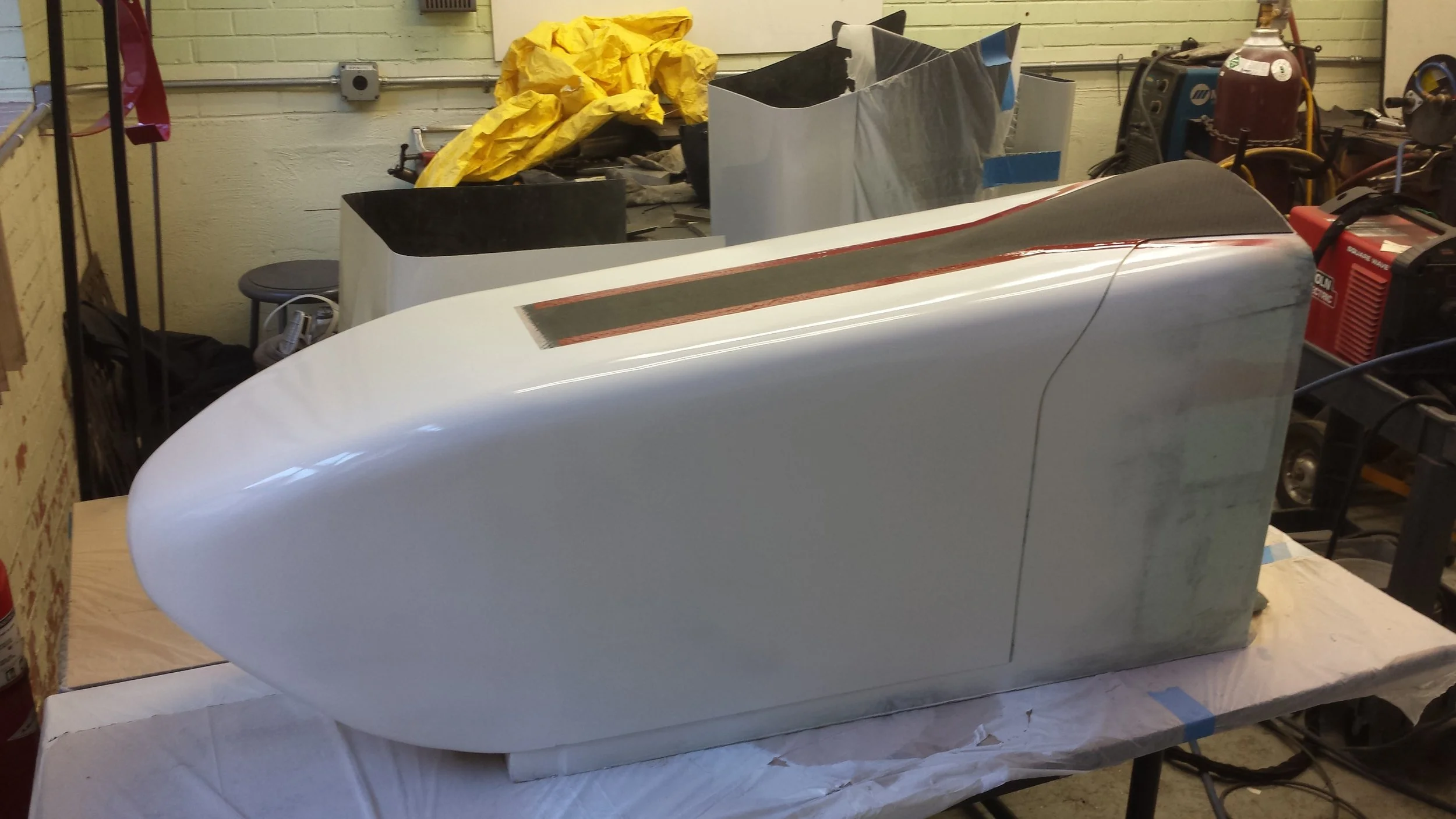 Painting and finishing body