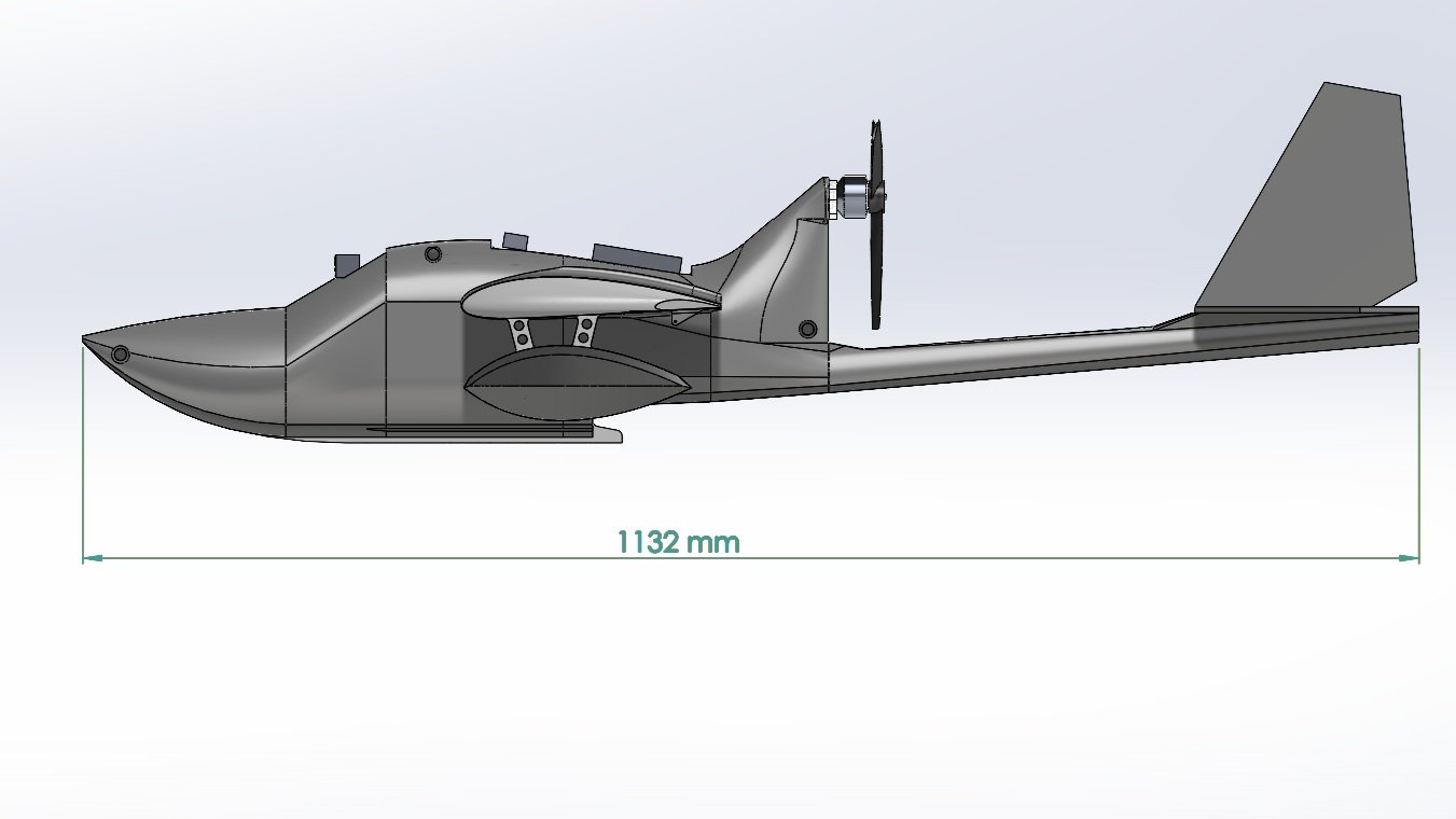 Seaplane side view