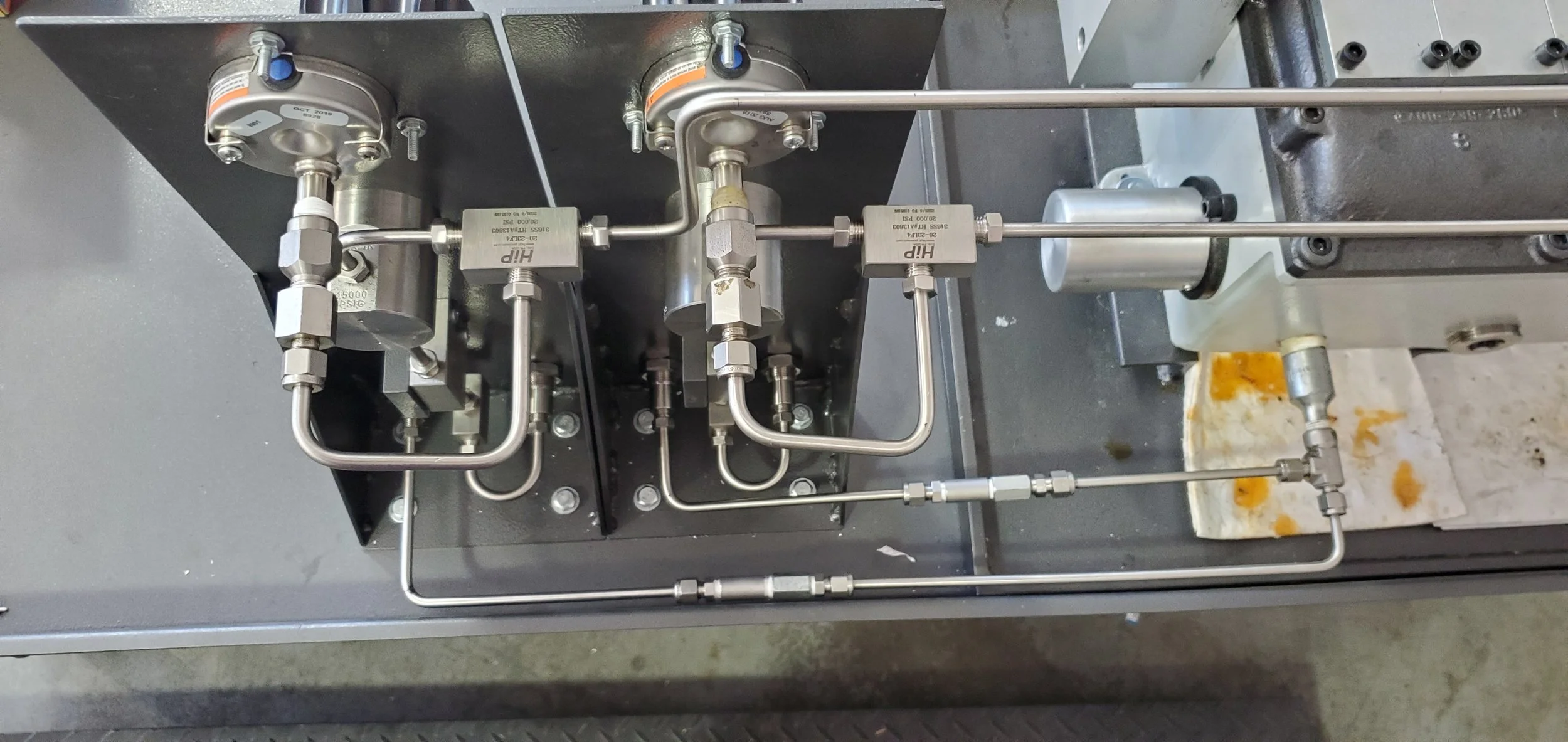 Hand made tubing connections for manifolds