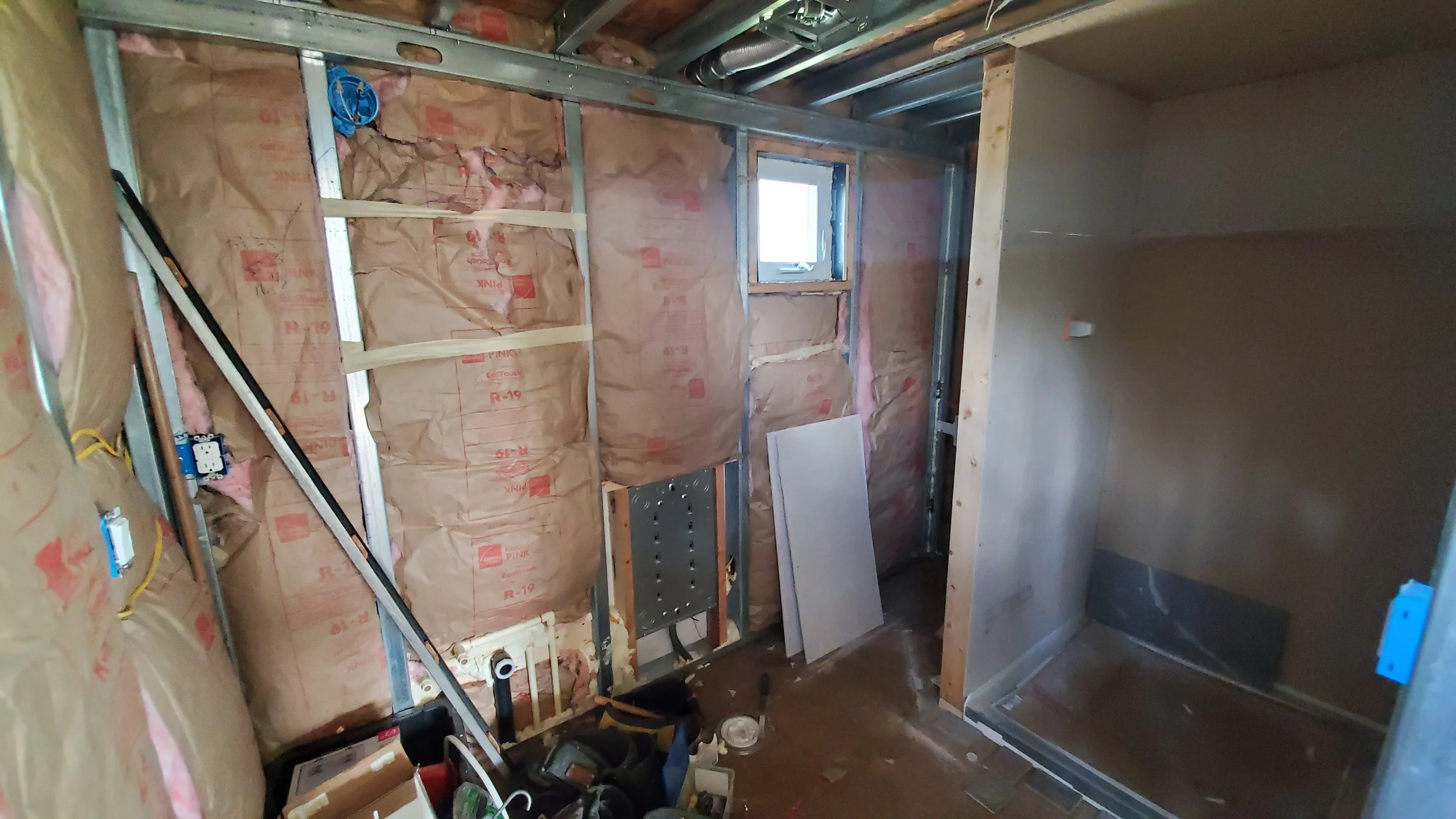 Building the bathroom