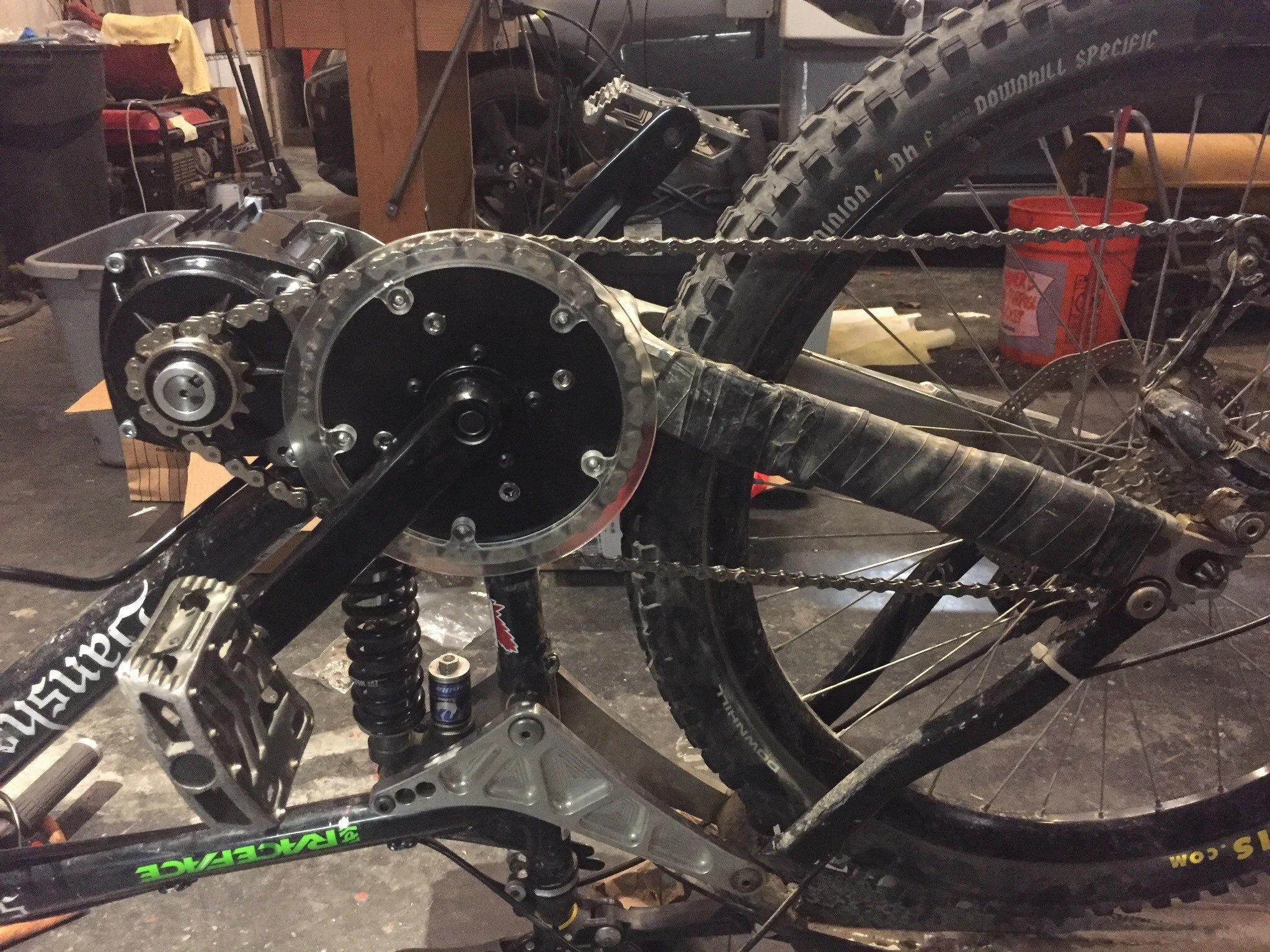 Testing the custom drivetrain