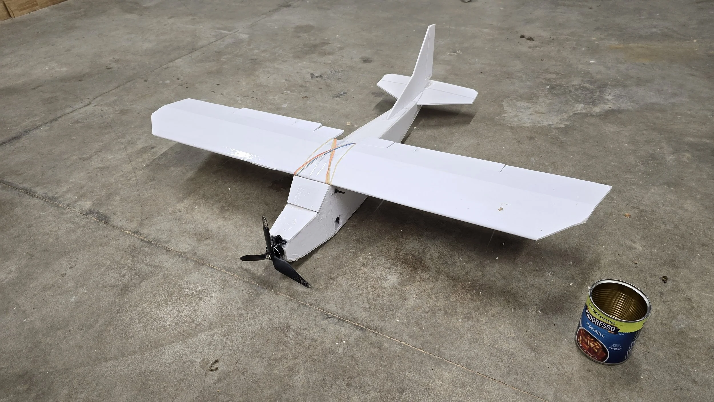 Another fun build to showcase - my foamboard R/C airplane