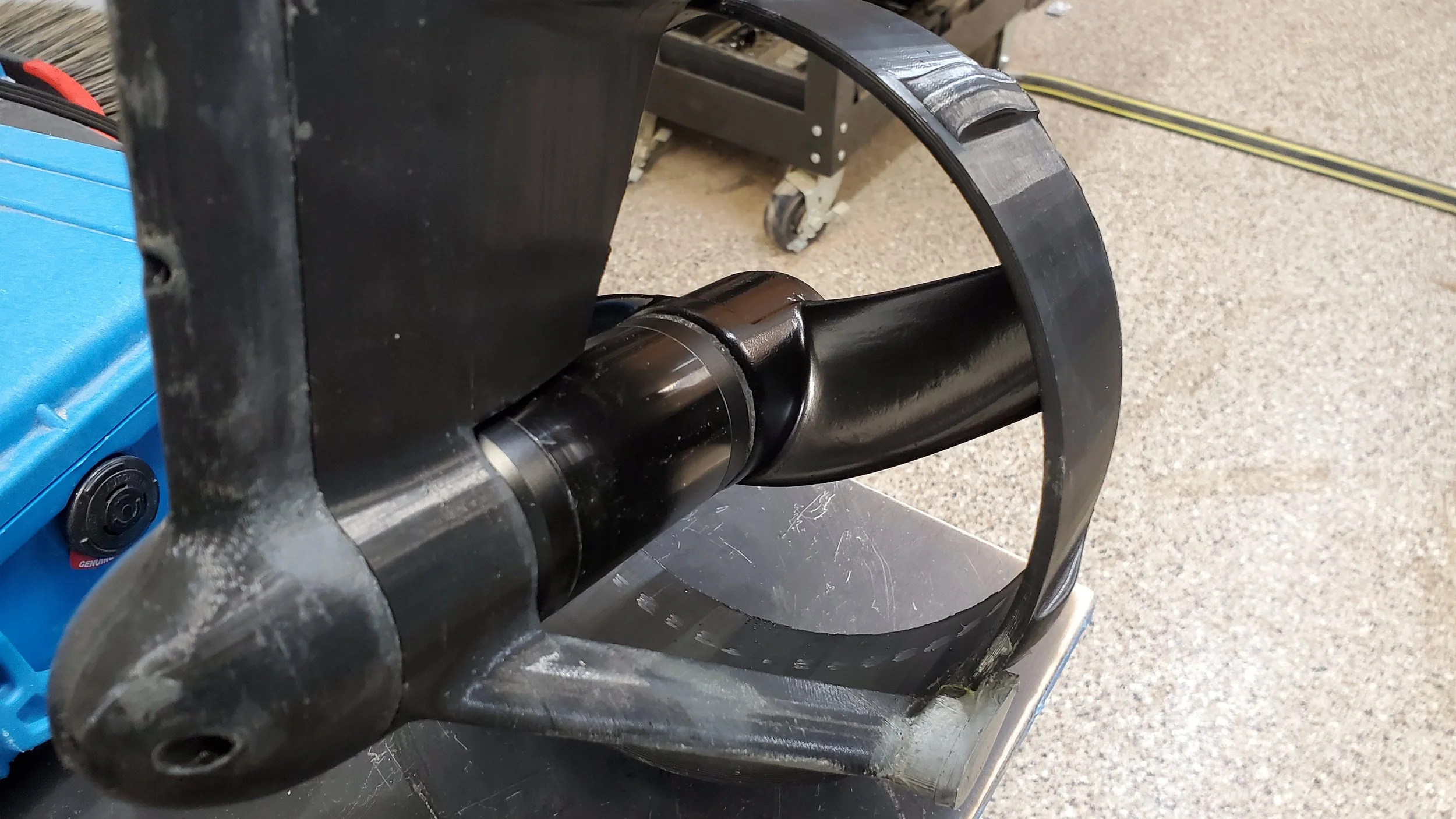 First revision motor housing and prop