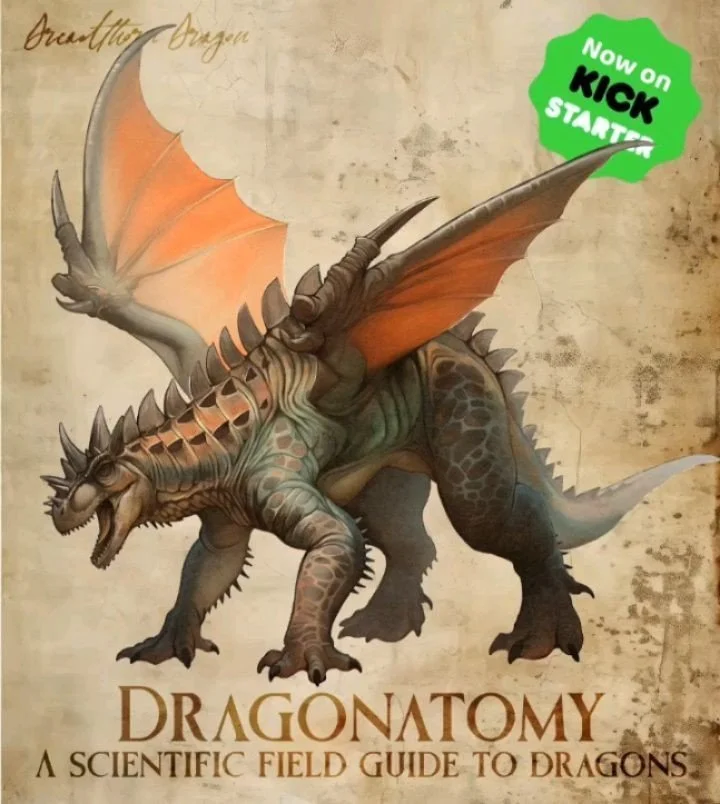 It's FINALLY HERE (link in bio) my full scientific field guide to Dragons is dropping on Kickstarter this very second! Check it out for anatomy art, scientific discovery, and dragons, dragons, dragons! 
http://kck.st/3zGpMEu

As always, thank you so 
